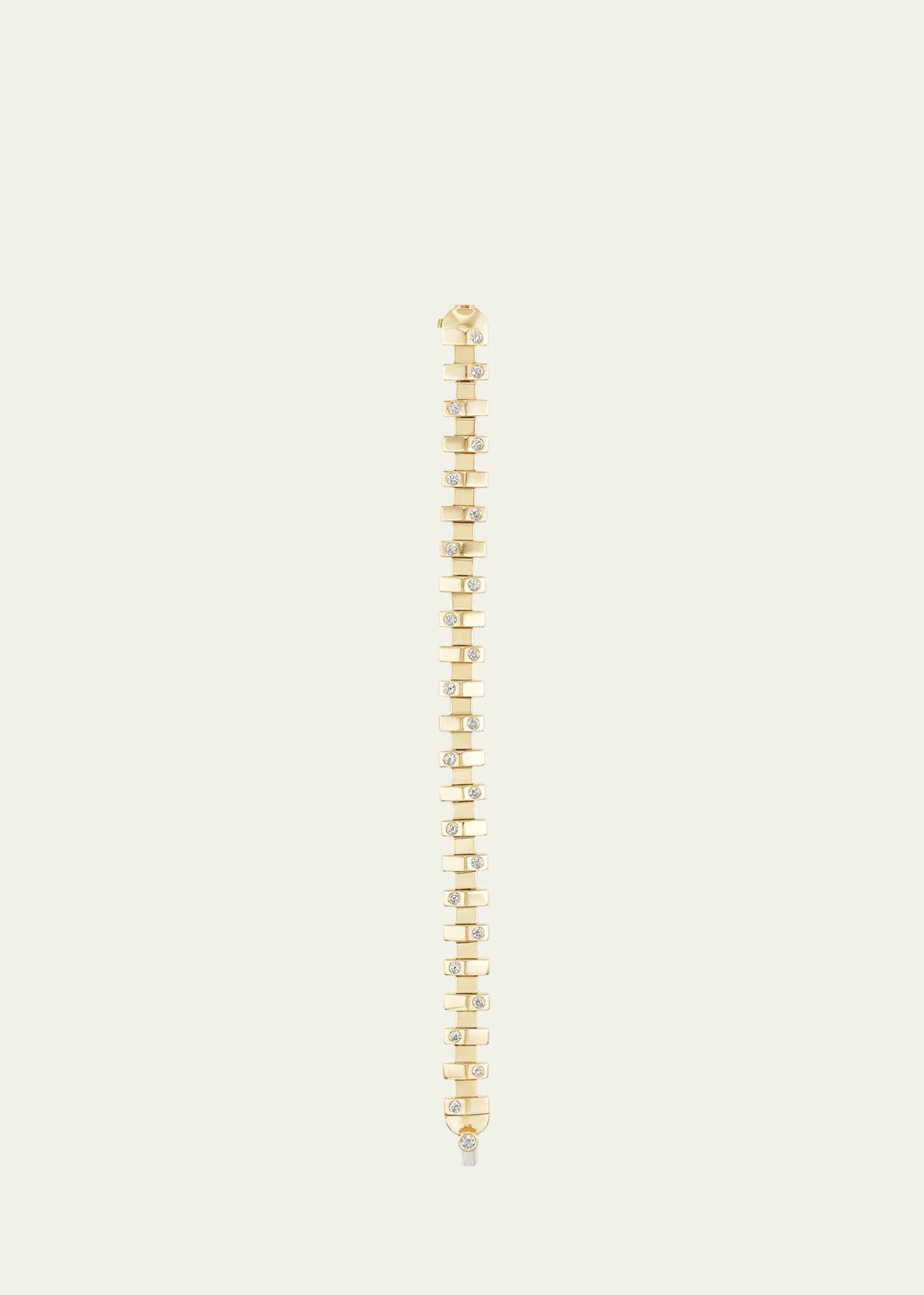 Brent Neale Small Gold & Diamond Hopscotch Bracelet Image 2 of 2