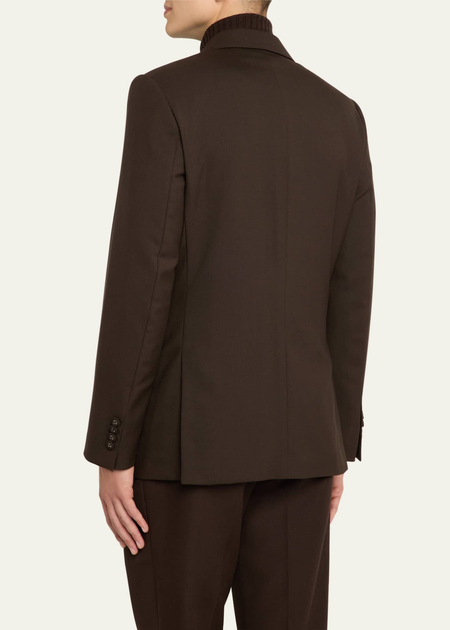 Officine Generale Men's Giovanni Wool Sport Coat Image 3 of 8