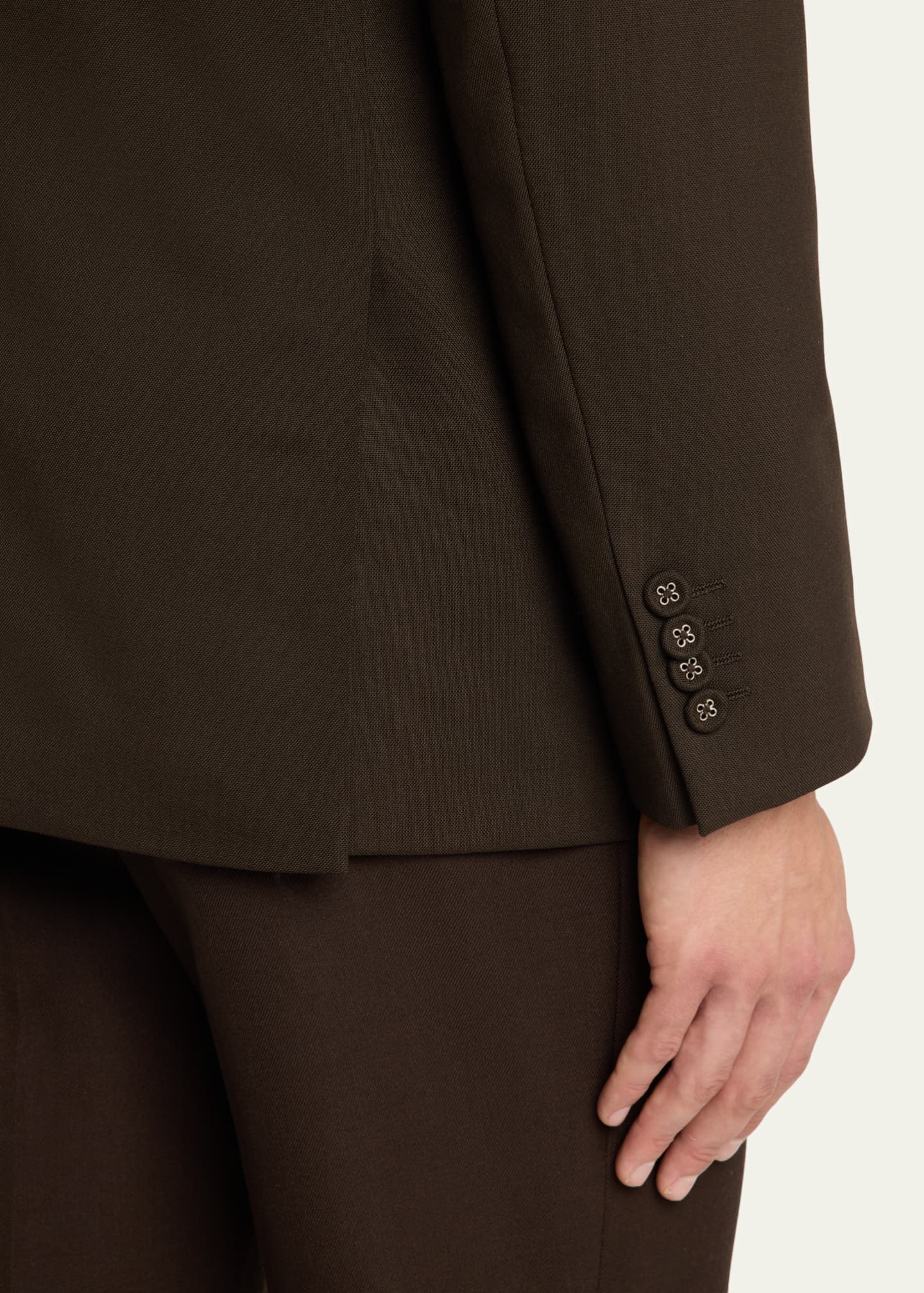 Officine Generale Men's Giovanni Wool Sport Coat Image 8 of 8