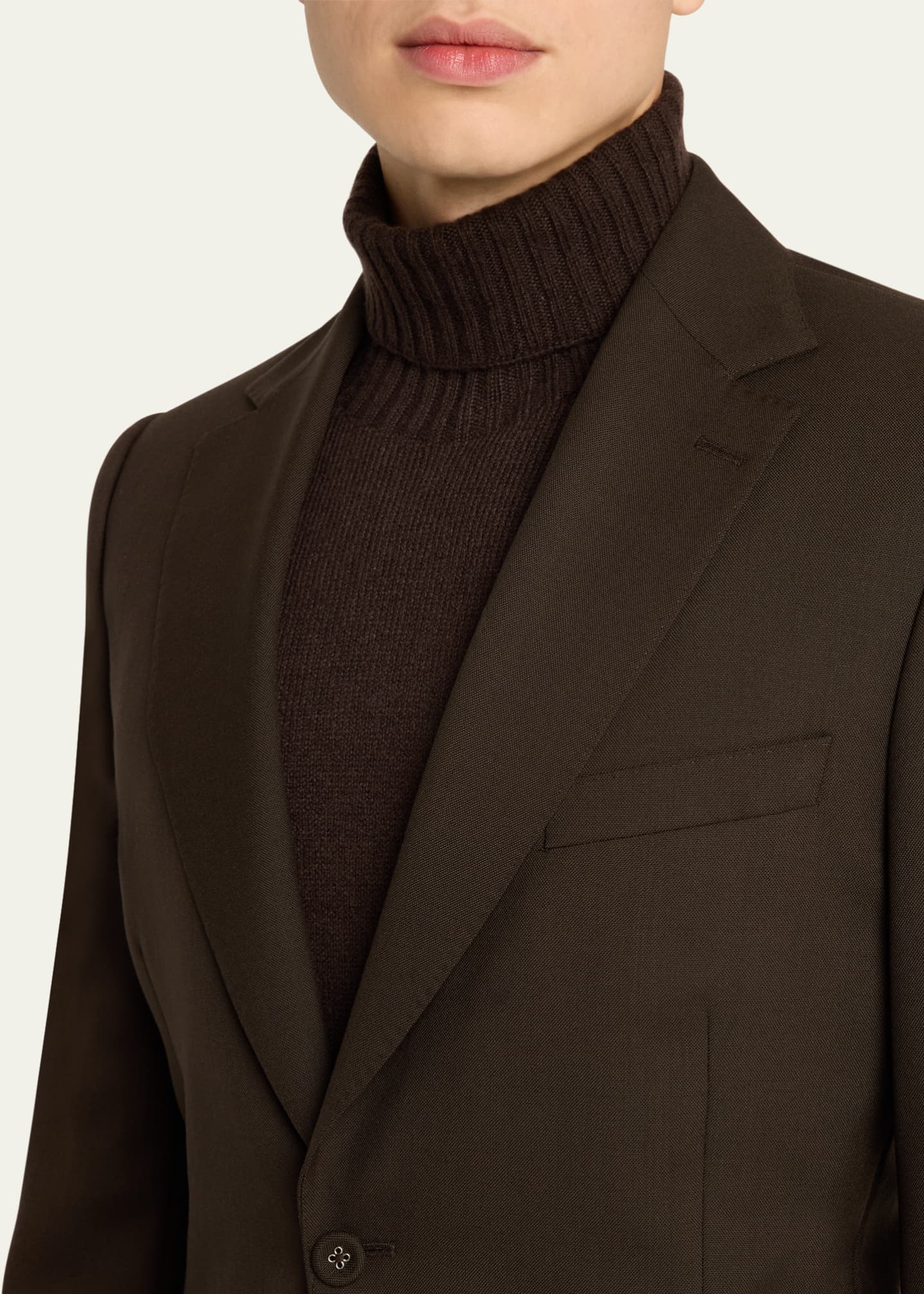 Officine Generale Men's Giovanni Wool Sport Coat Image 5 of 8
