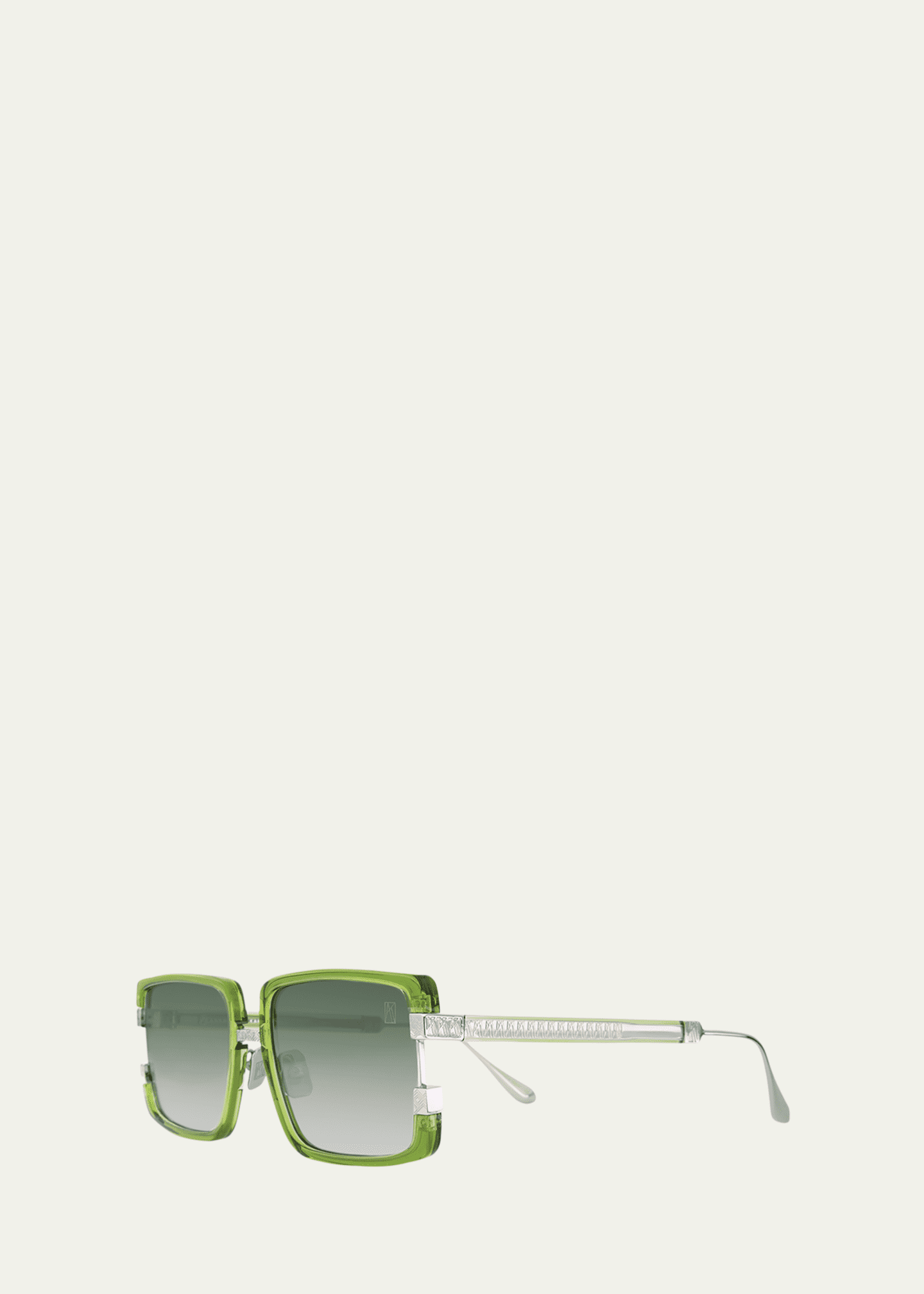 Anna-Karin Karlsson Too Handsome Square Embellished Sunglasses Image 2 of 2
