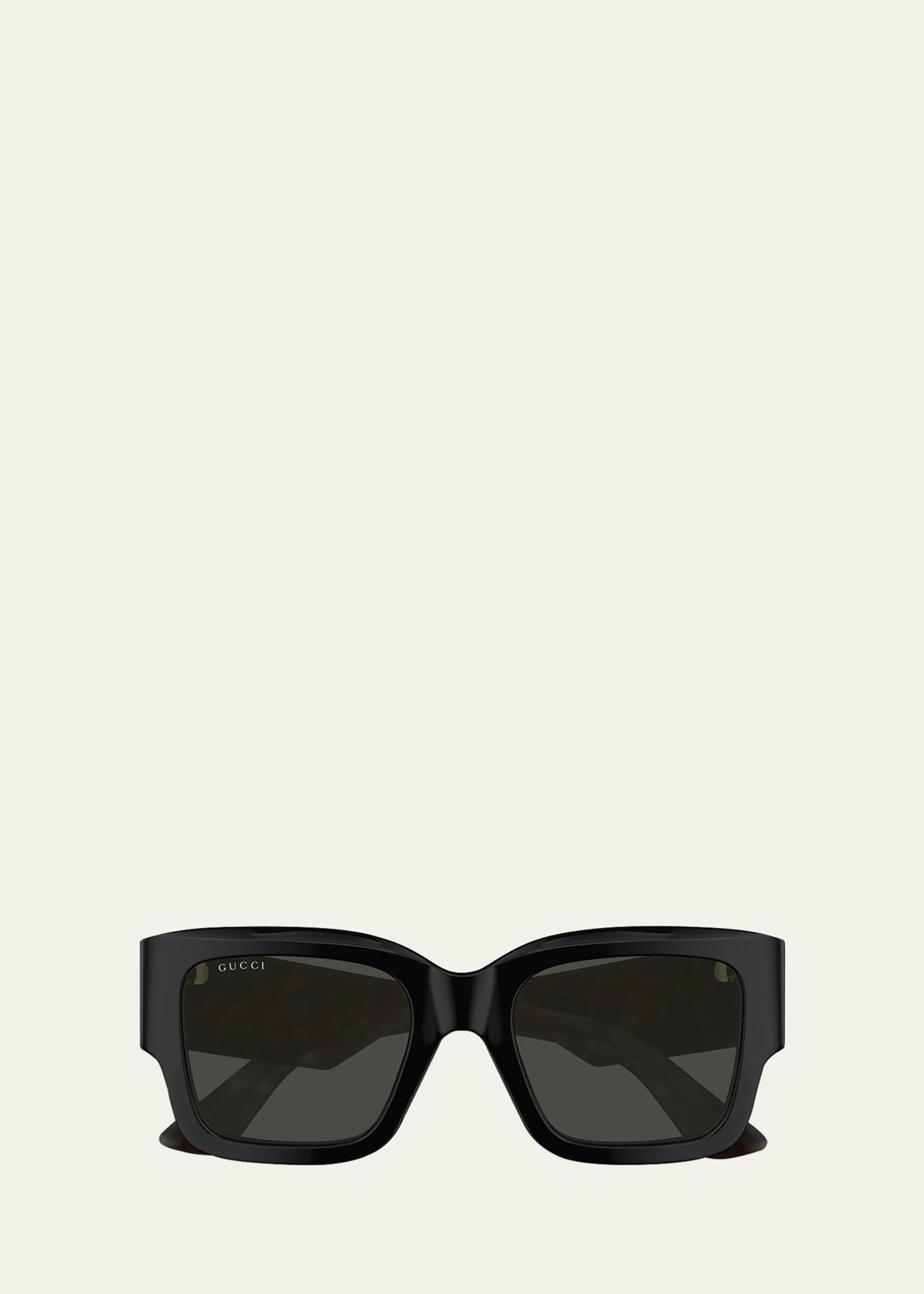 GUCCI Oversized Rectangular Acetate Sunglasses Gucci Gucci Generation 54MM Oversized Rectangular Sunglasses  main image 2