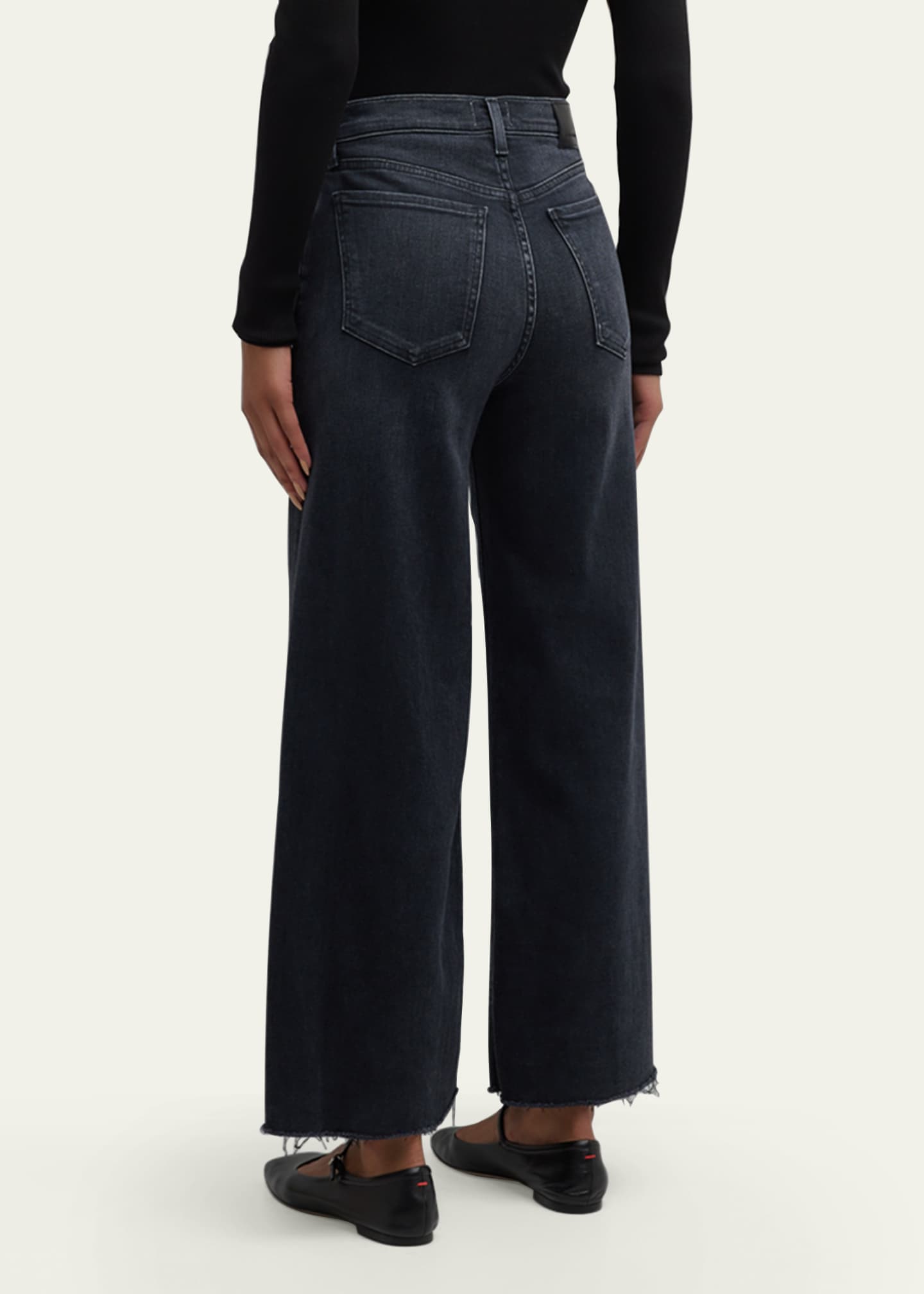 Citizens of Humanity Lyra Wide-Leg Cropped Jeans Image 3 of 5