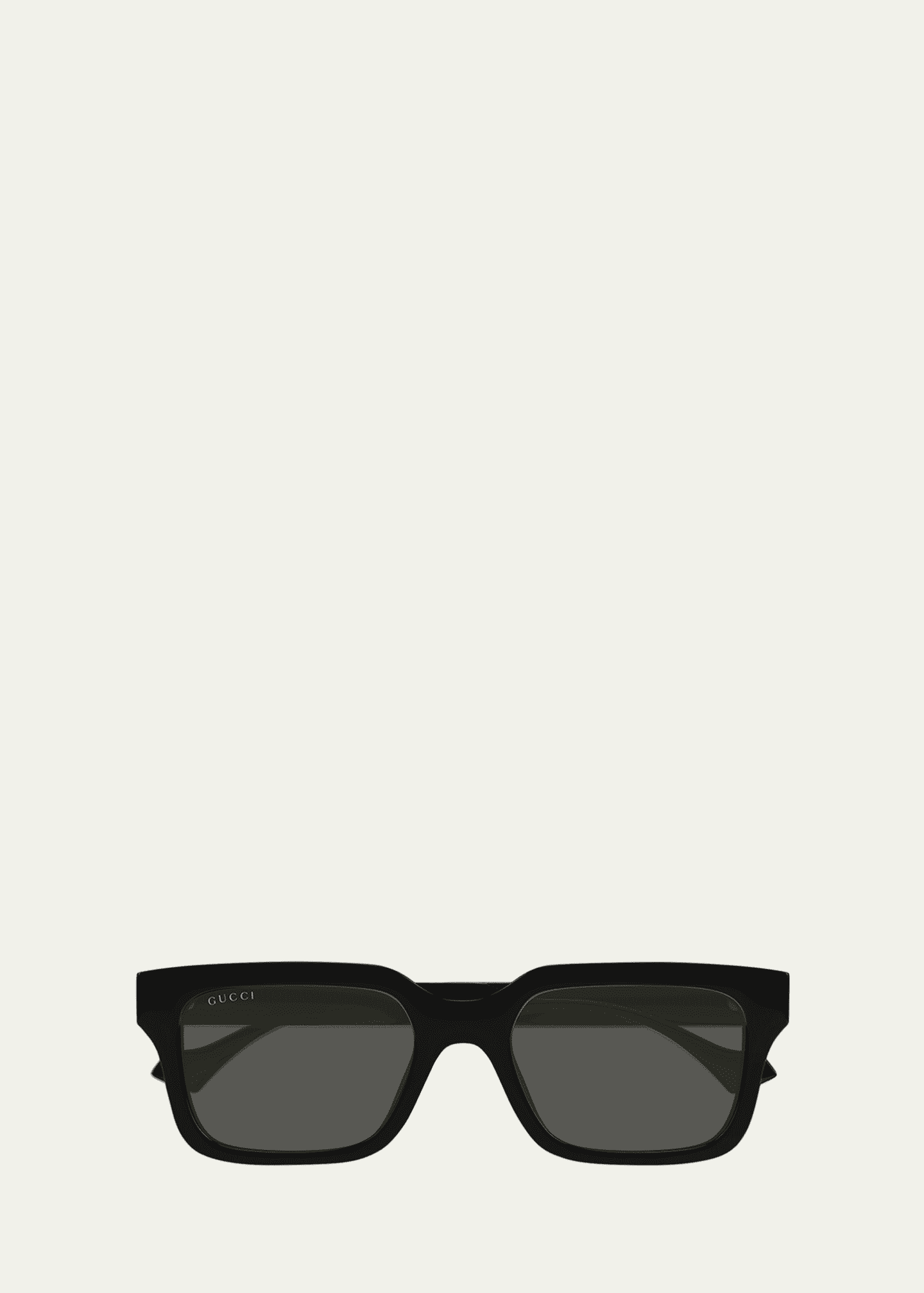 Gucci Men's Transparent Rectangle Sunglasses - Bergdorf Goodman