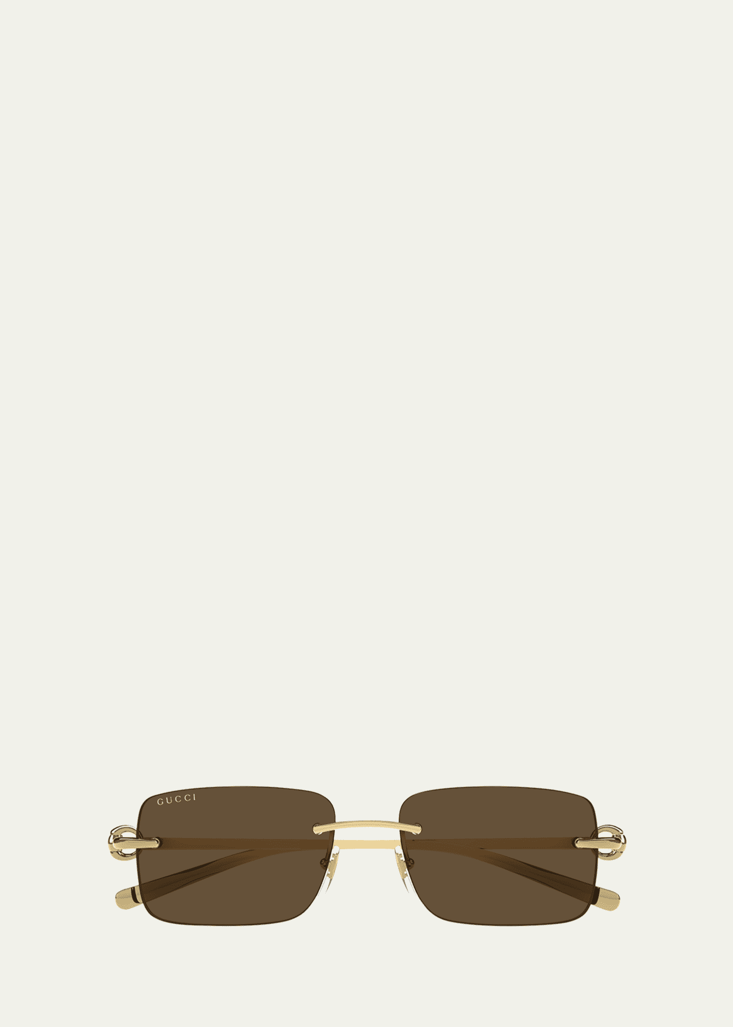 Gucci Men's GG1703SM Rimless Rectangle Sunglasses - Bergdorf Goodman