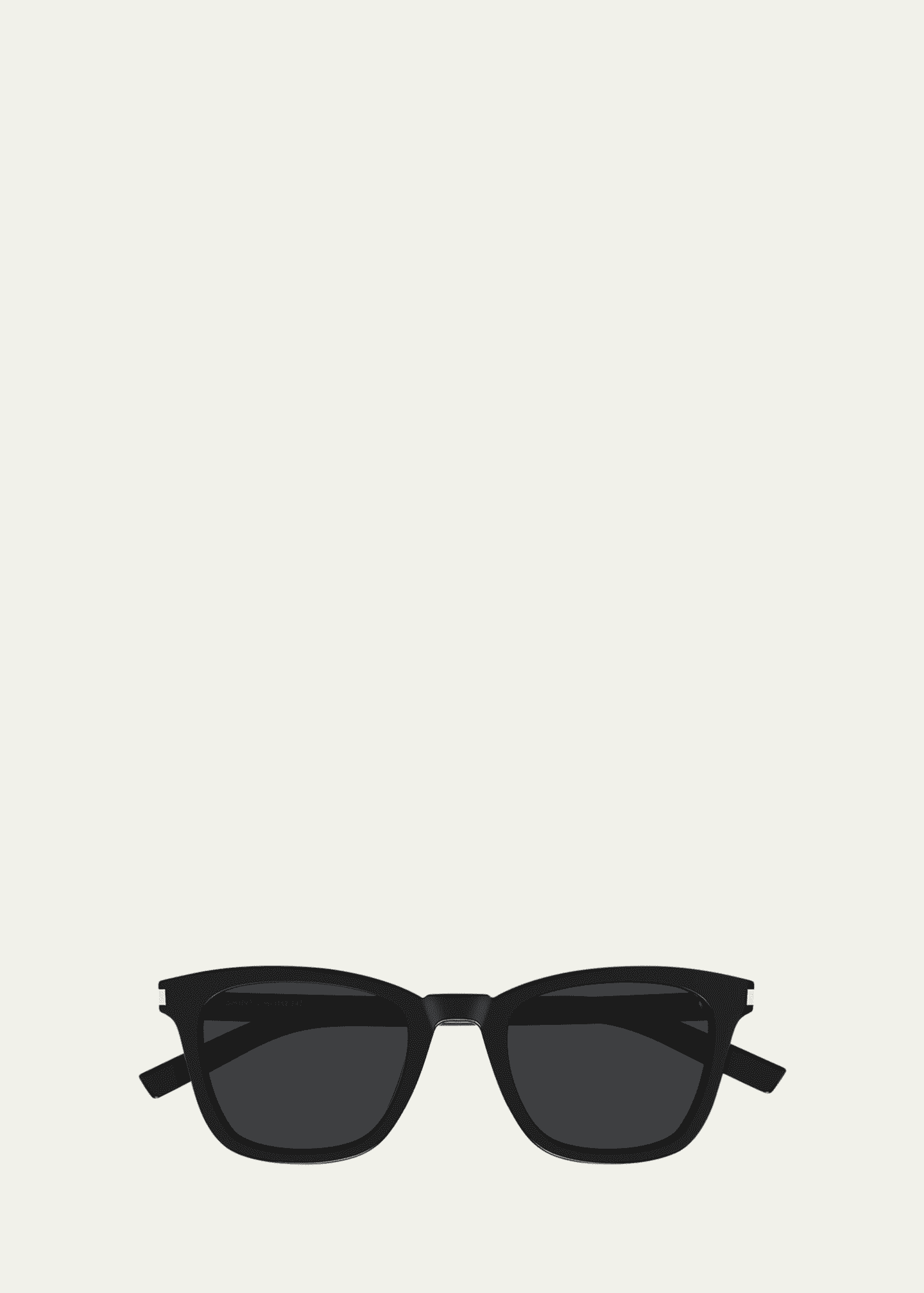 Saint Laurent Slim Square Acetate Sunglasses Image 1 of 2