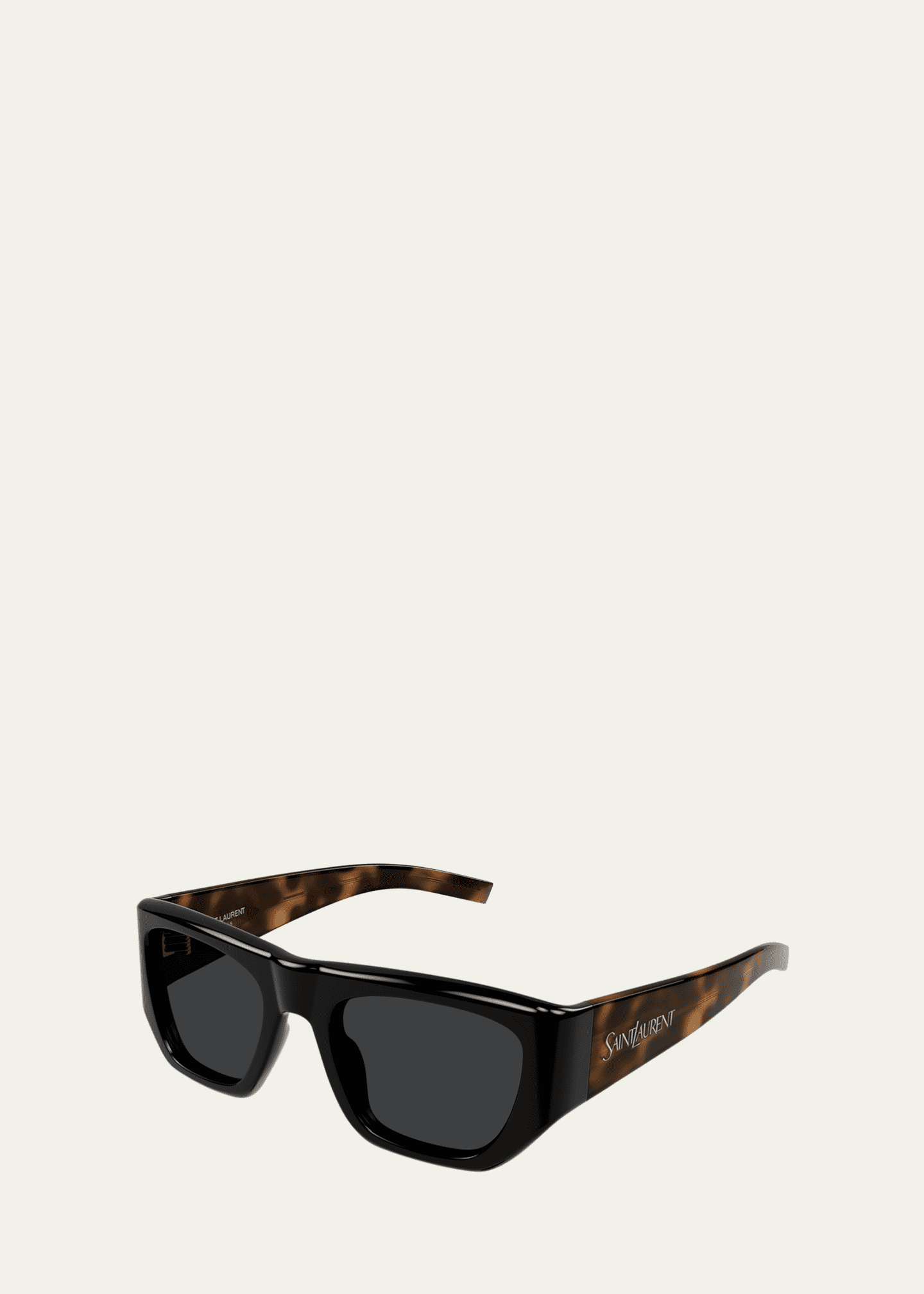Saint Laurent Rectangle Acetate Sunglasses Image 2 of 2