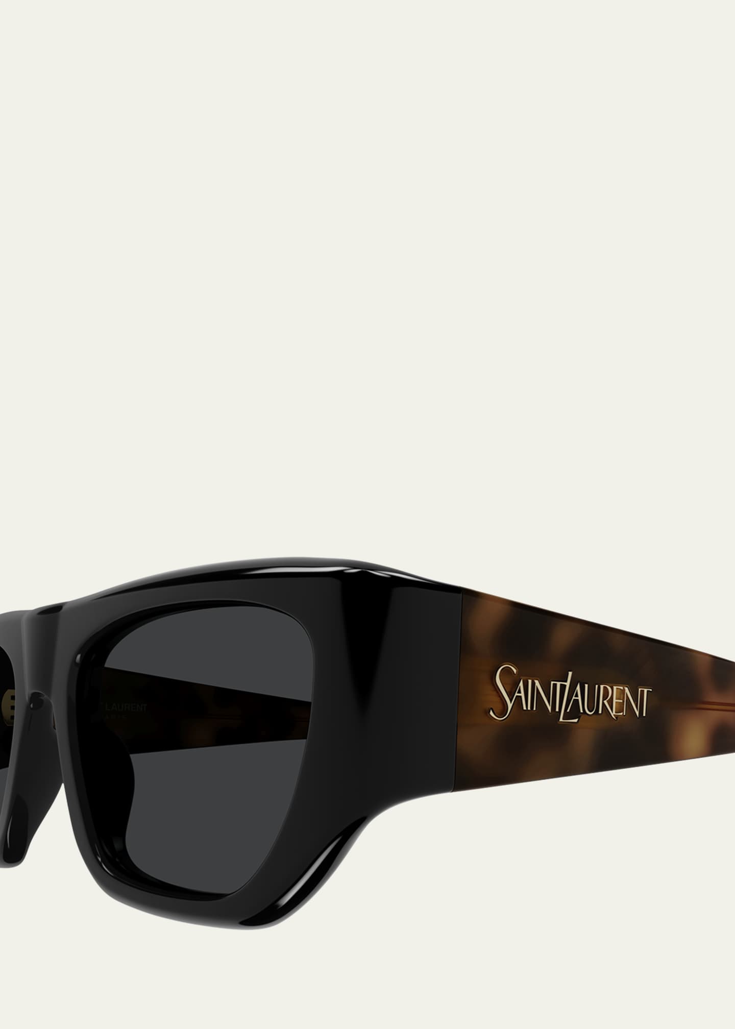 Saint Laurent Rectangle Acetate Sunglasses Image 3 of 3