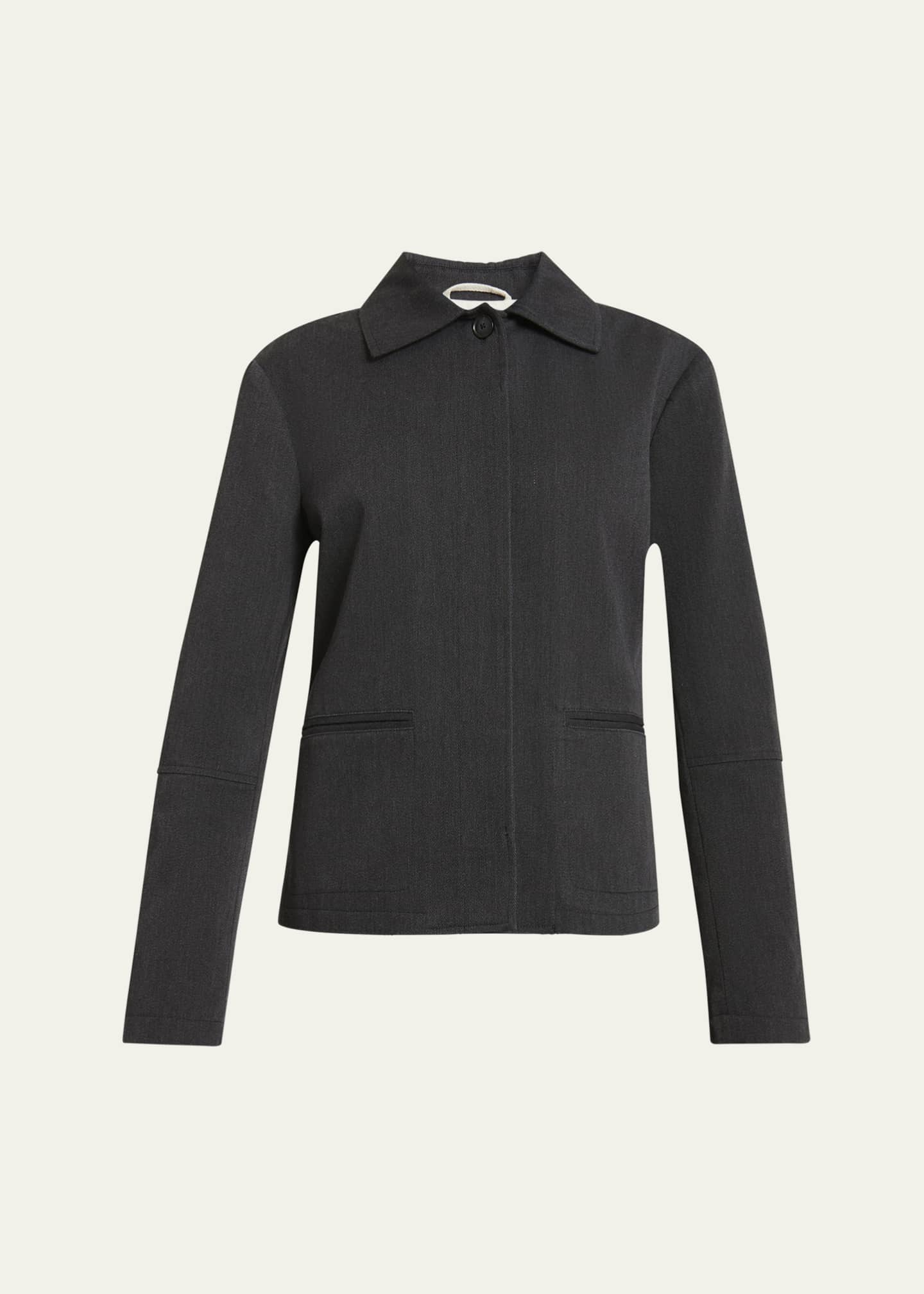 Proenza Schouler White Label Sawyer Gabardine Jacket Image 1 of 5