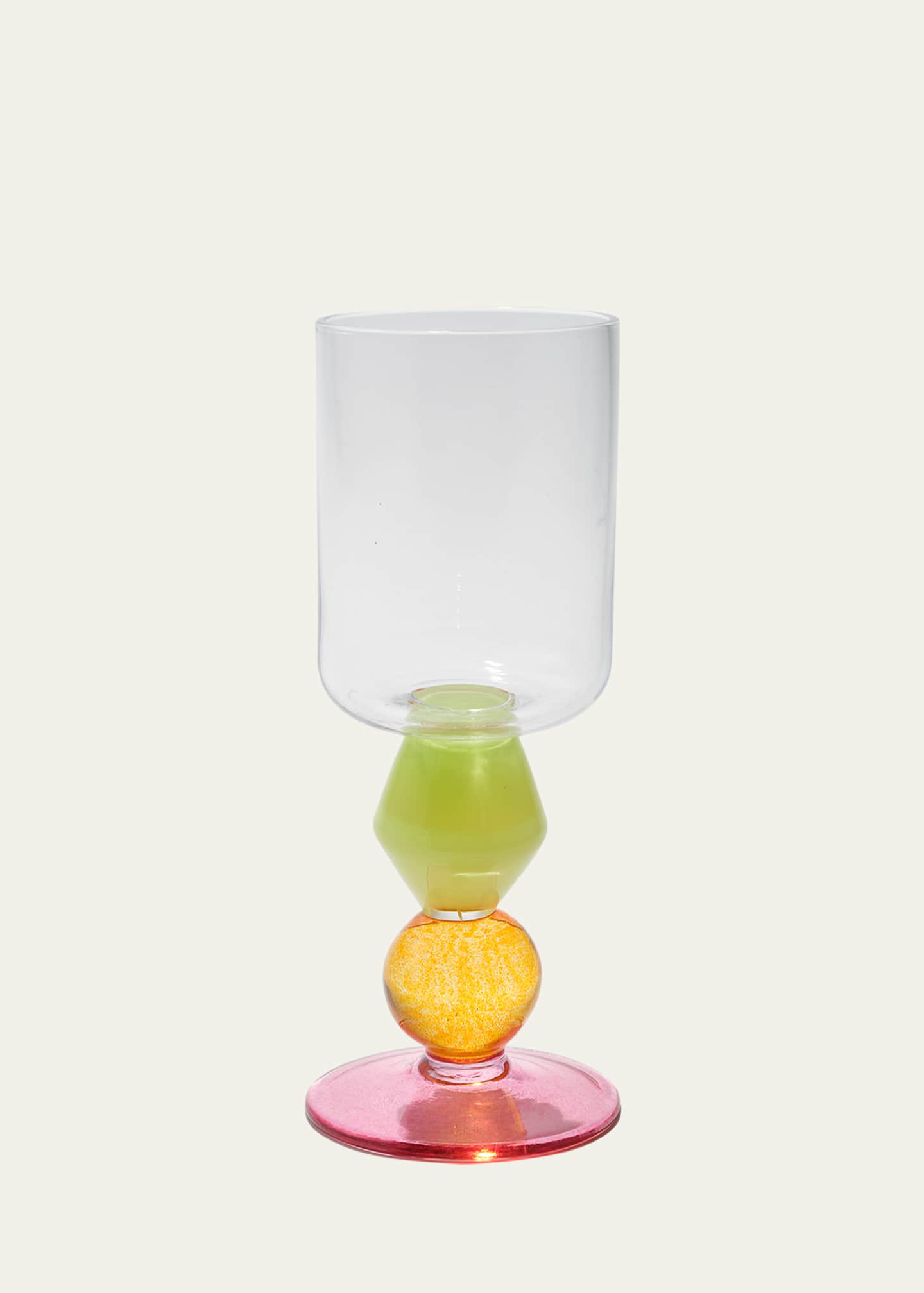 Gather Glass Hand-Blown Miami Wine Glass