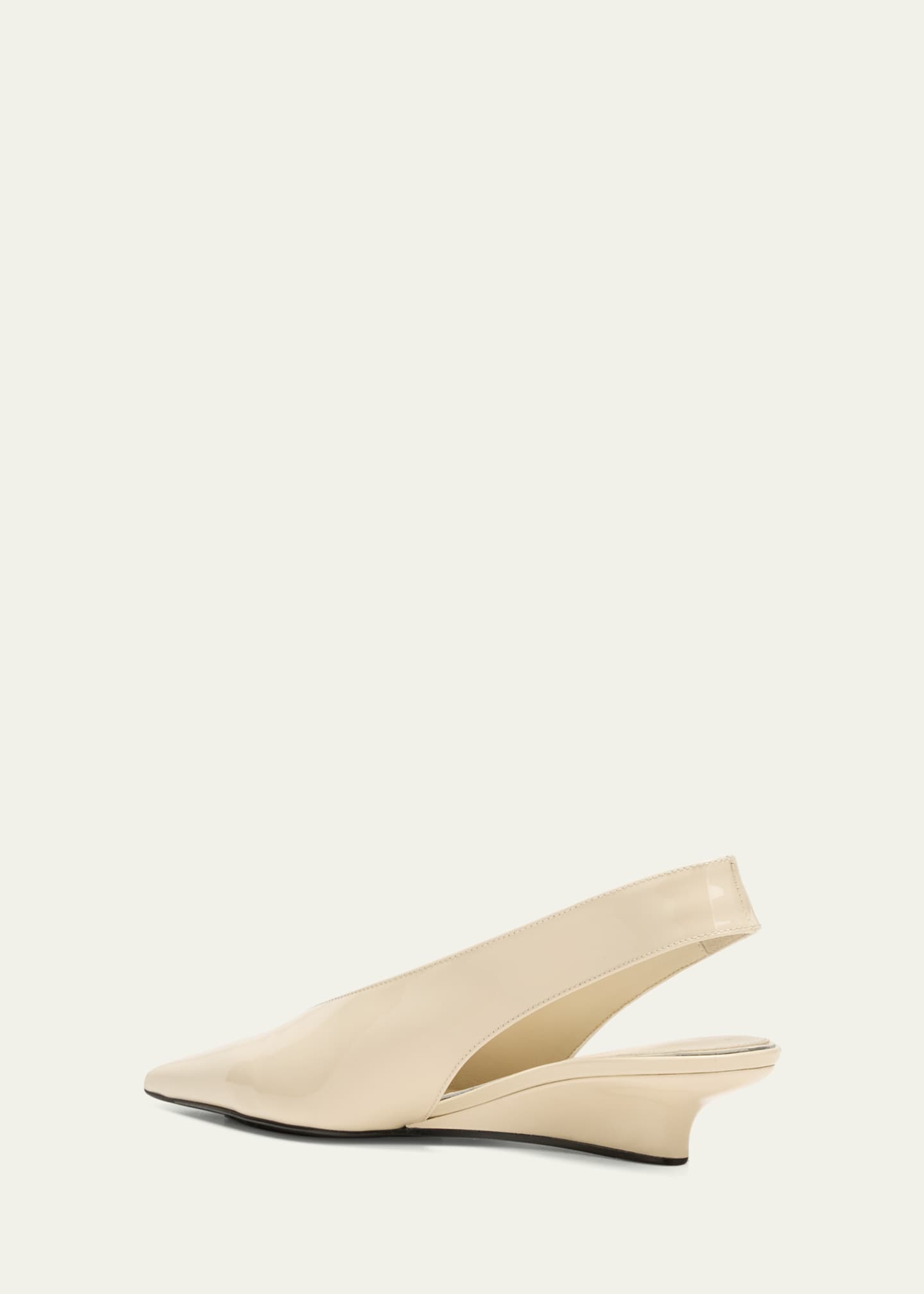 Toteme Patent Wedge Slingback Pumps Image 4 of 5