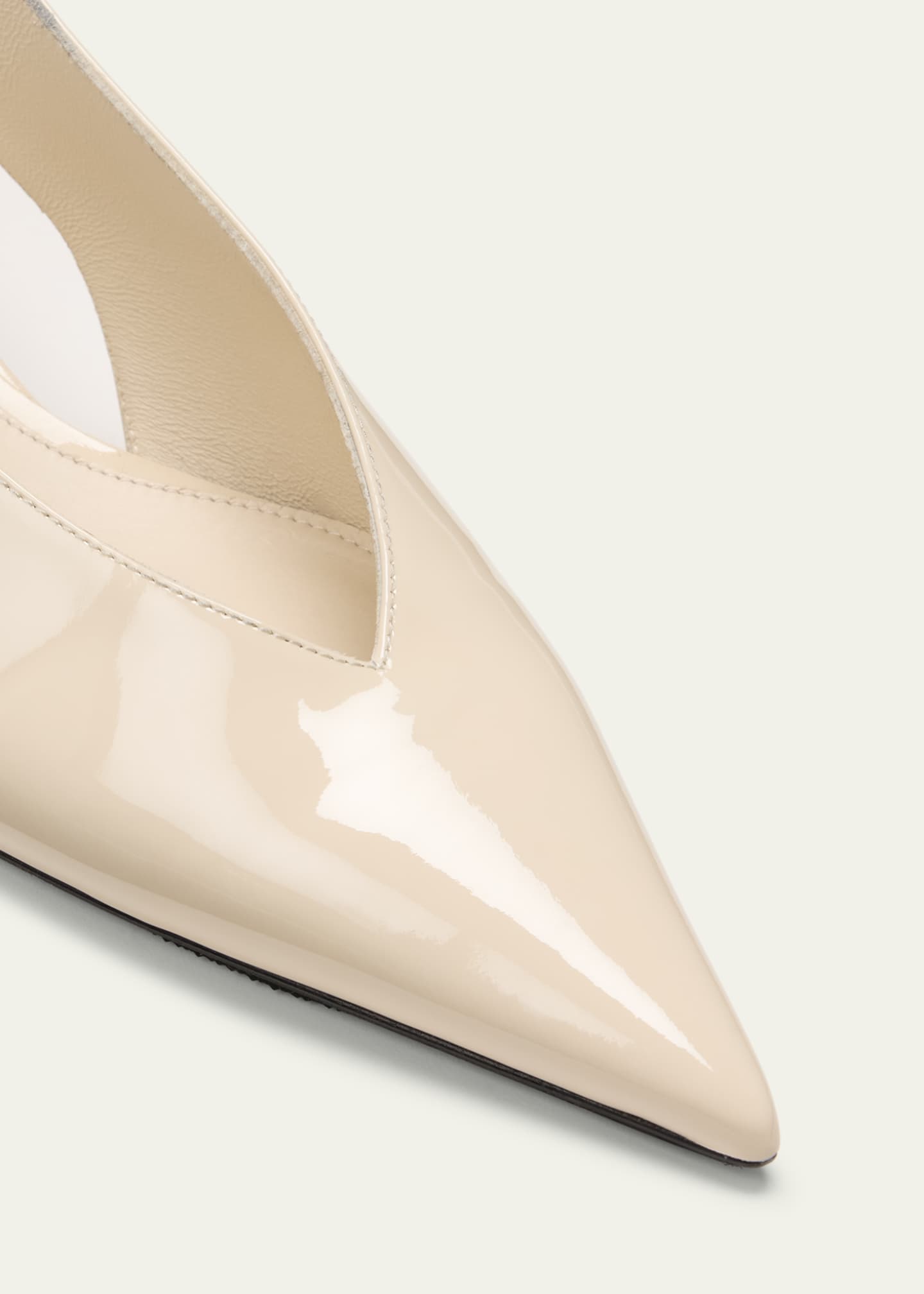 Toteme Patent Wedge Slingback Pumps Image 5 of 5
