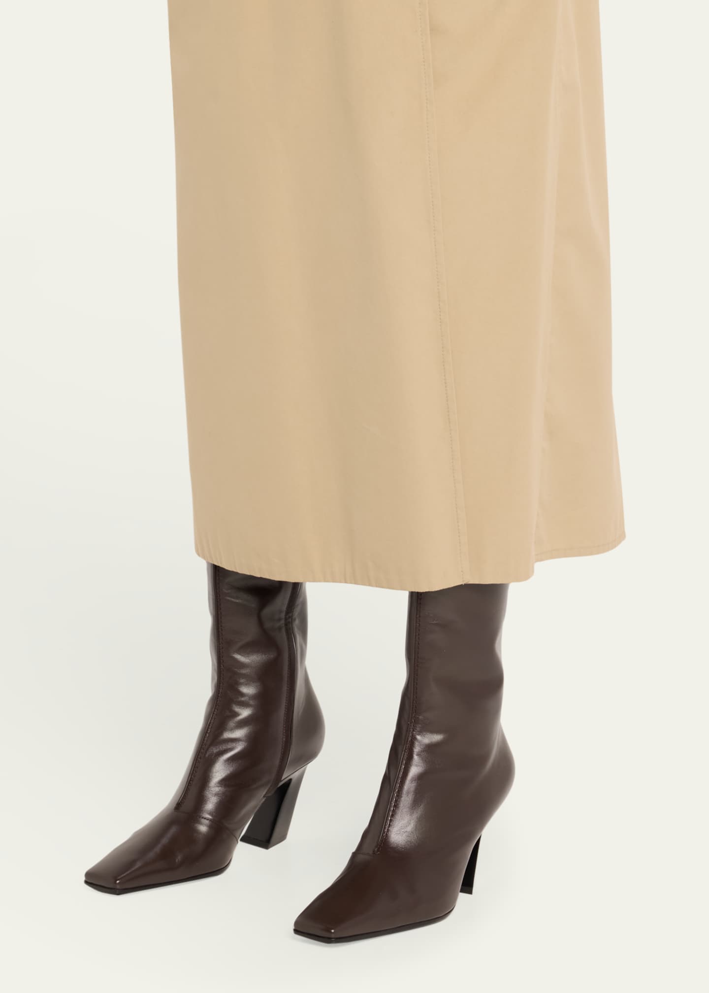 Bottega Veneta Lewis Calfskin Leather Knee Boots Image 2 of 6