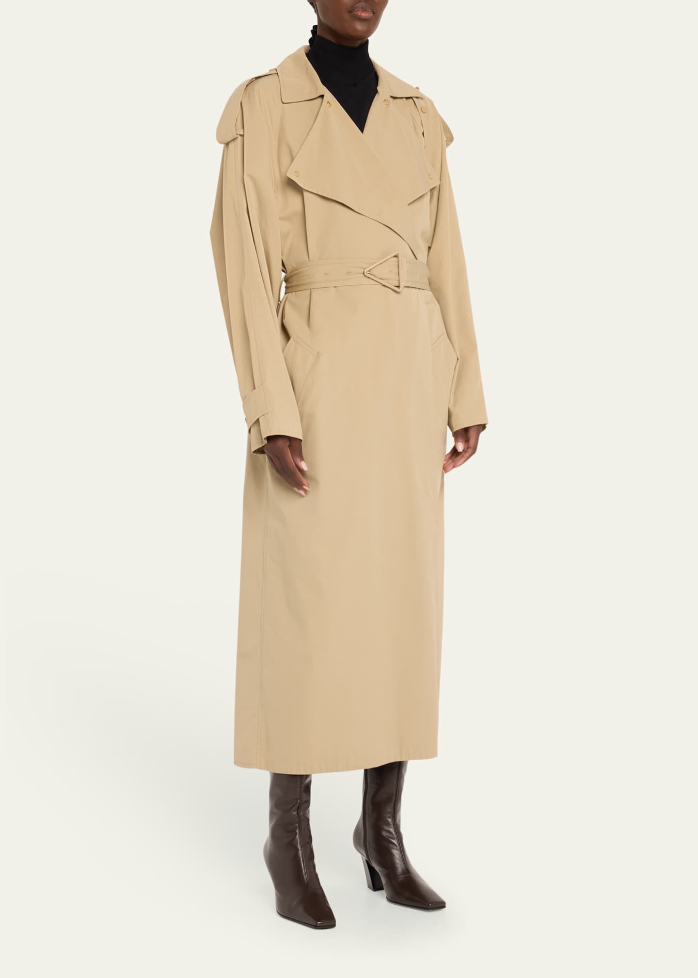 Bottega Veneta Lewis Calfskin Leather Knee Boots Image 3 of 6