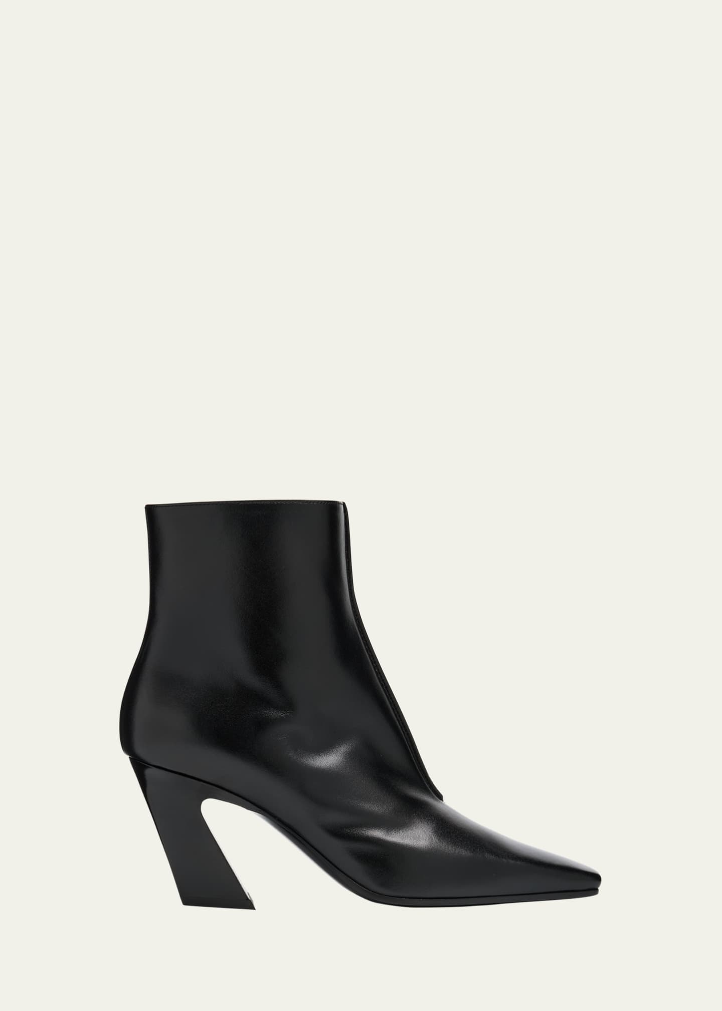 【送料&関税込】Bottega Veneta Shine Square Toe Ankle Boots Bottega Veneta Shiny-rubber SHINE Ankle Boots with Squared