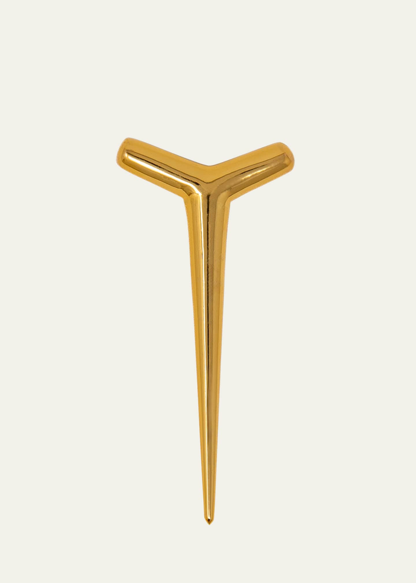 Peter Callahan Gold Metal Chicken Bone Server