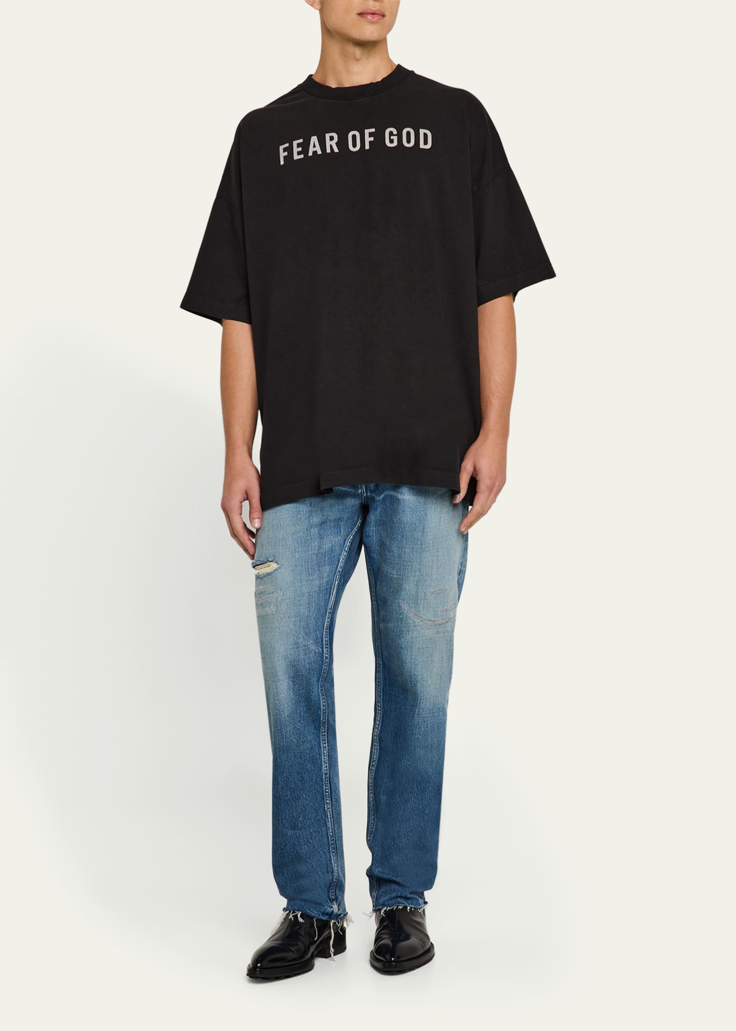 Fear of God Men's Relaxed Logo T-Shirt Image 2 of 5