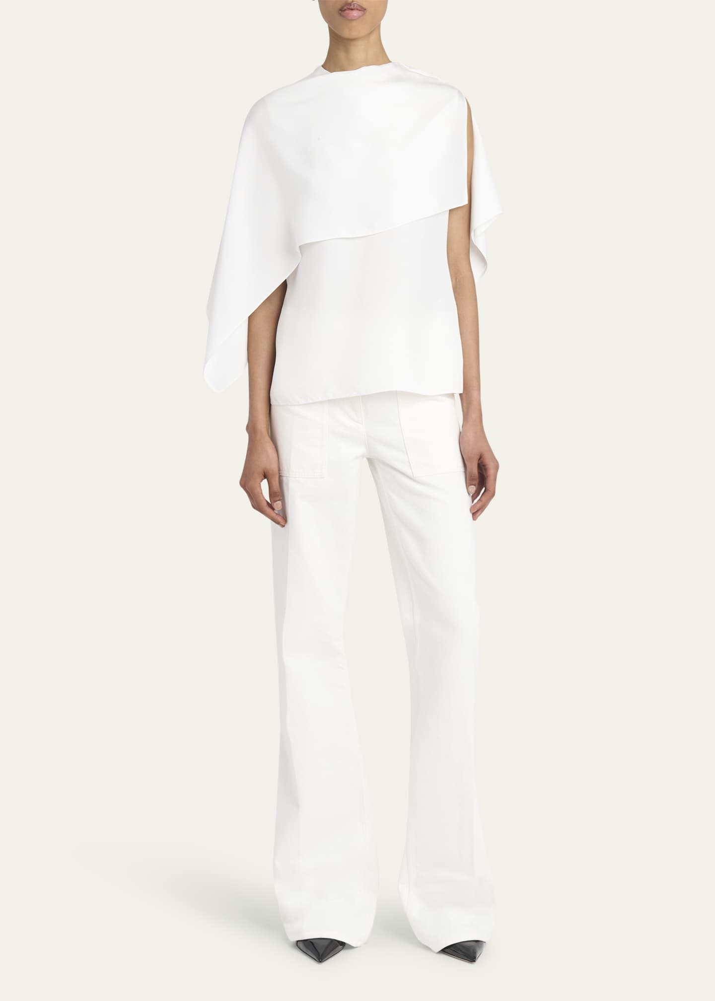 Ferragamo Cape Twill Top Image 2 of 5