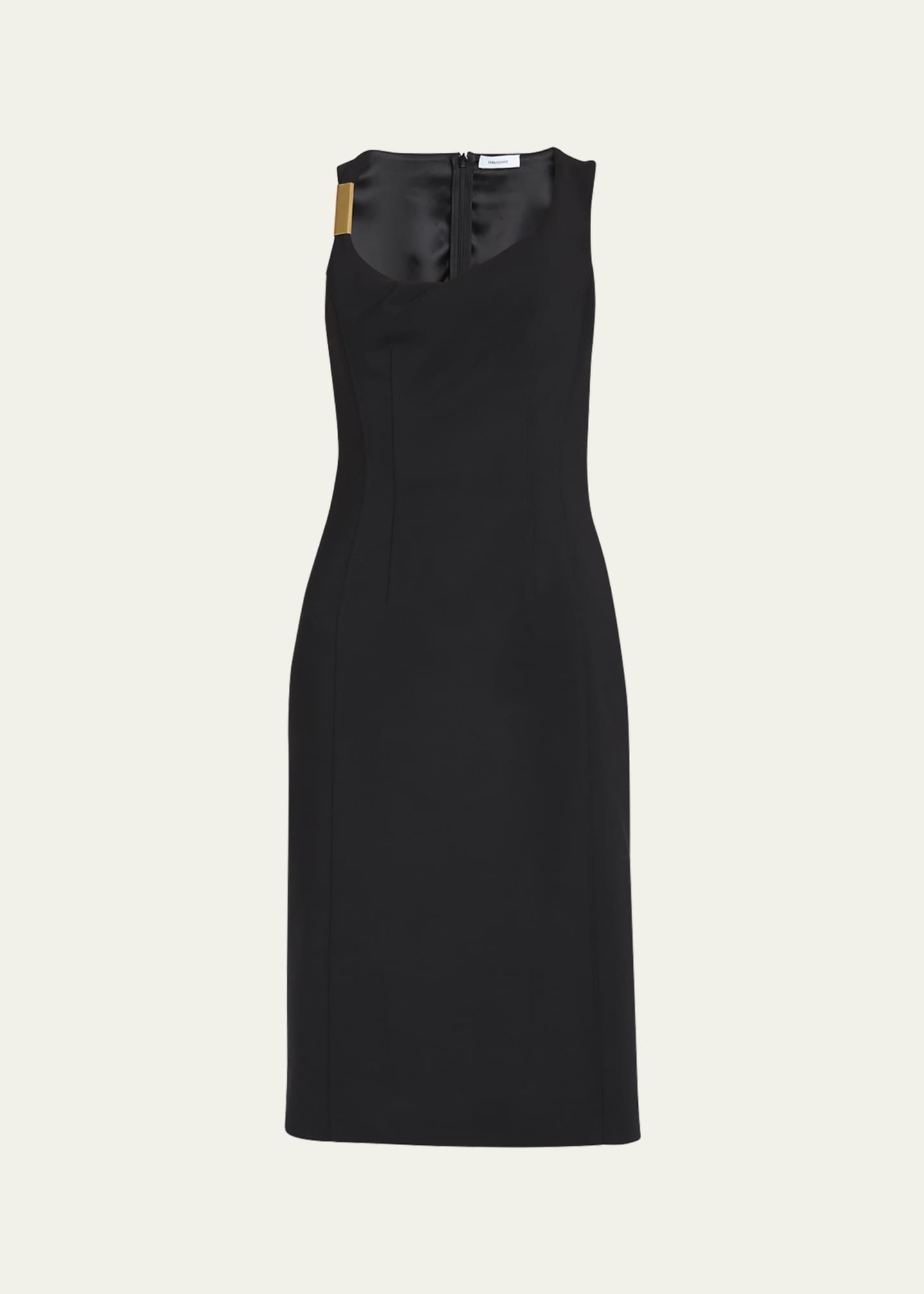 Ferragamo Sheath Pintuck Dress Image 1 of 5