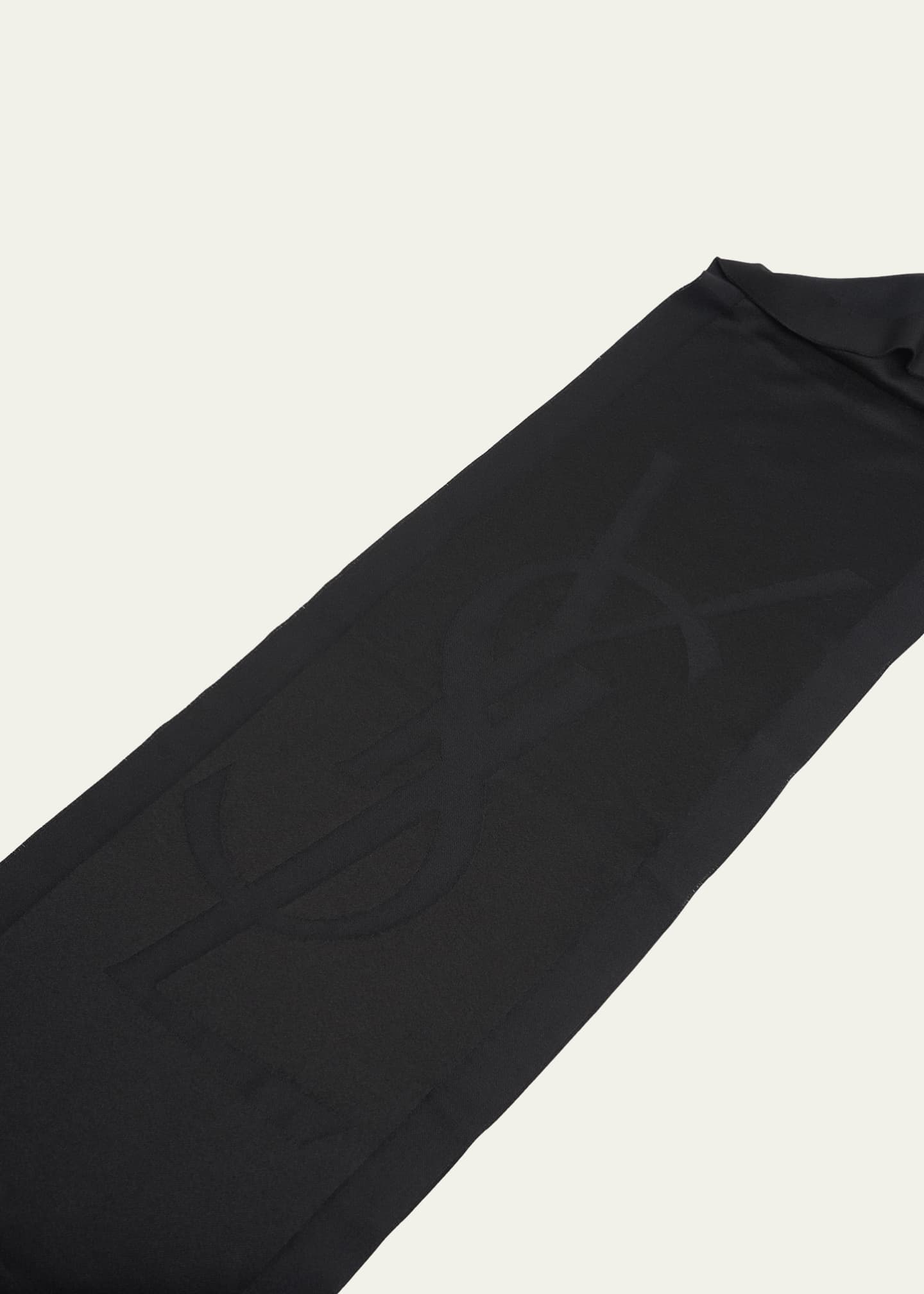 Saint Laurent YSL Scarf Image 4 of 4