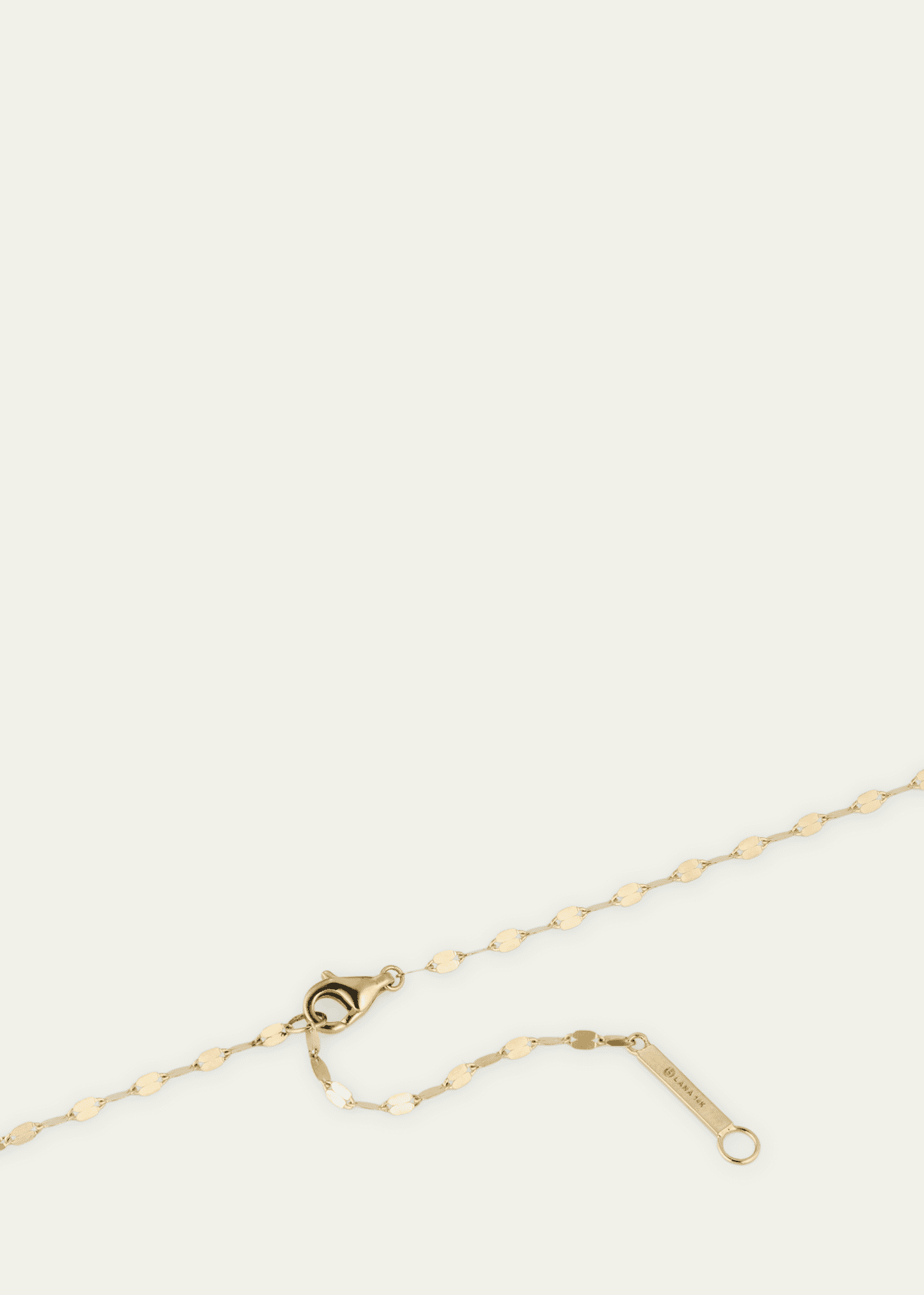 Lana 14K Yellow Gold Laser Kite Blake Chain Remix Lariat Necklace, 18"L Image 3 of 3