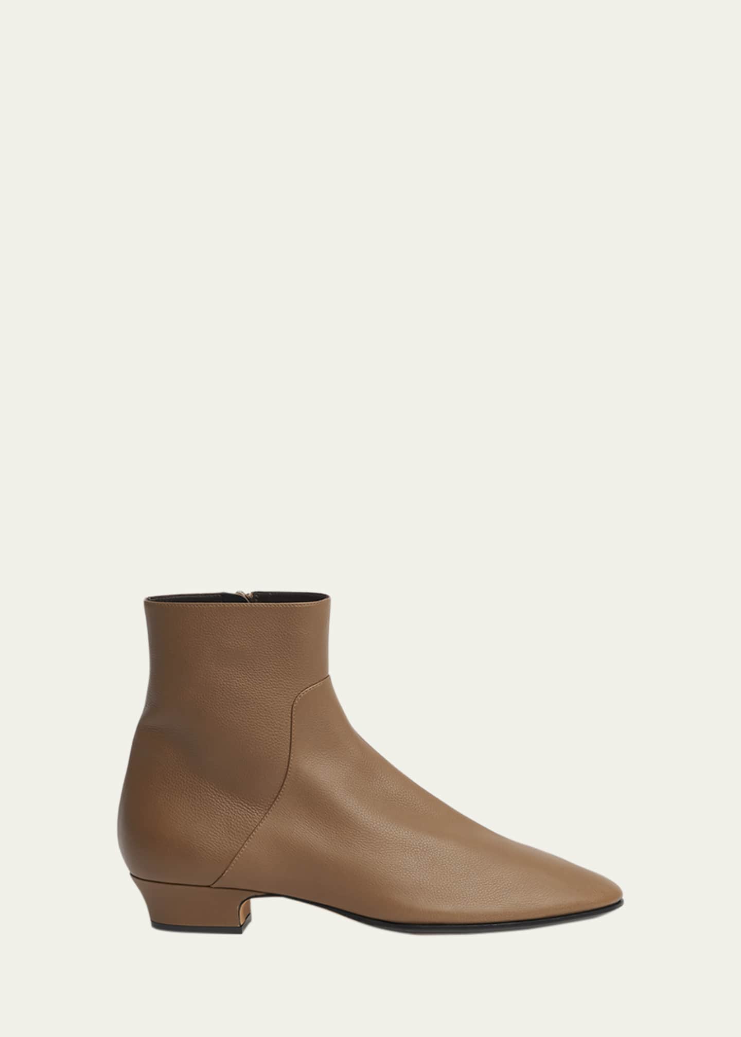 Anwar Leather Ankle Booties