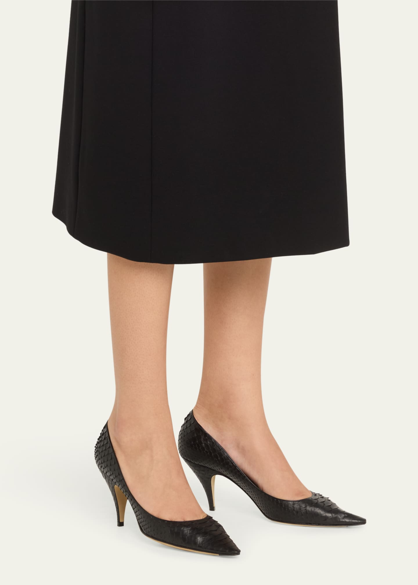 THE ROW Liisa Python Stiletto Pumps - Bergdorf Goodman