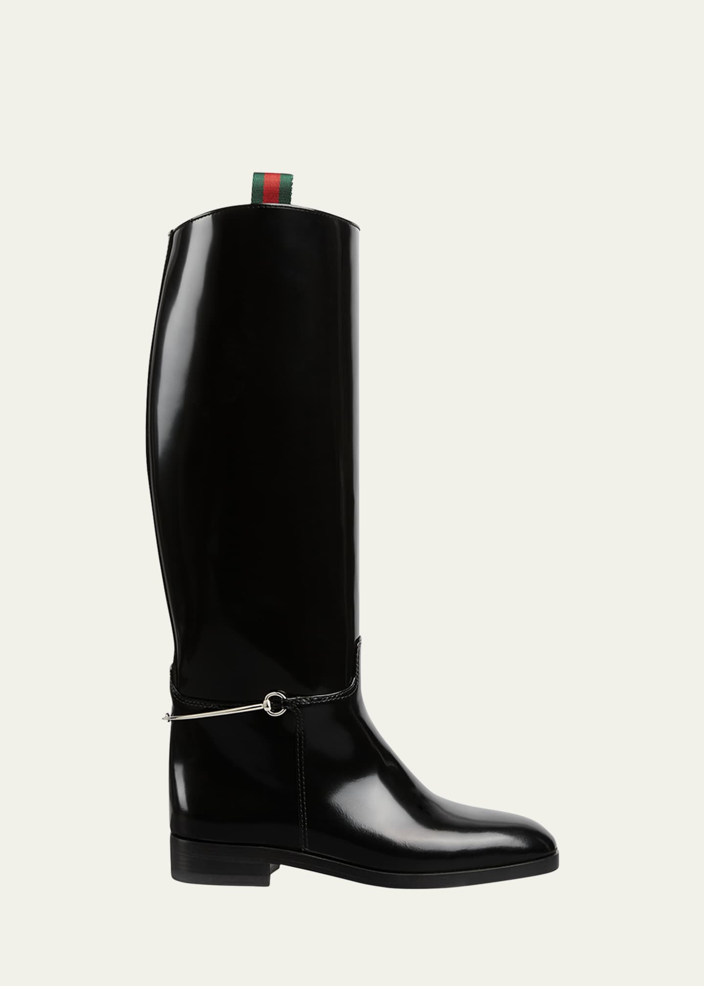 Gucci Michelangelo Leather Bit Riding Boots Image 1 of 4