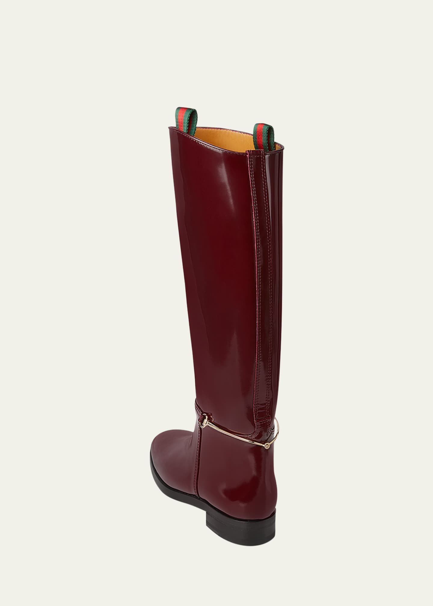 Gucci Michelangelo Leather Bit Riding Boots Image 3 of 4