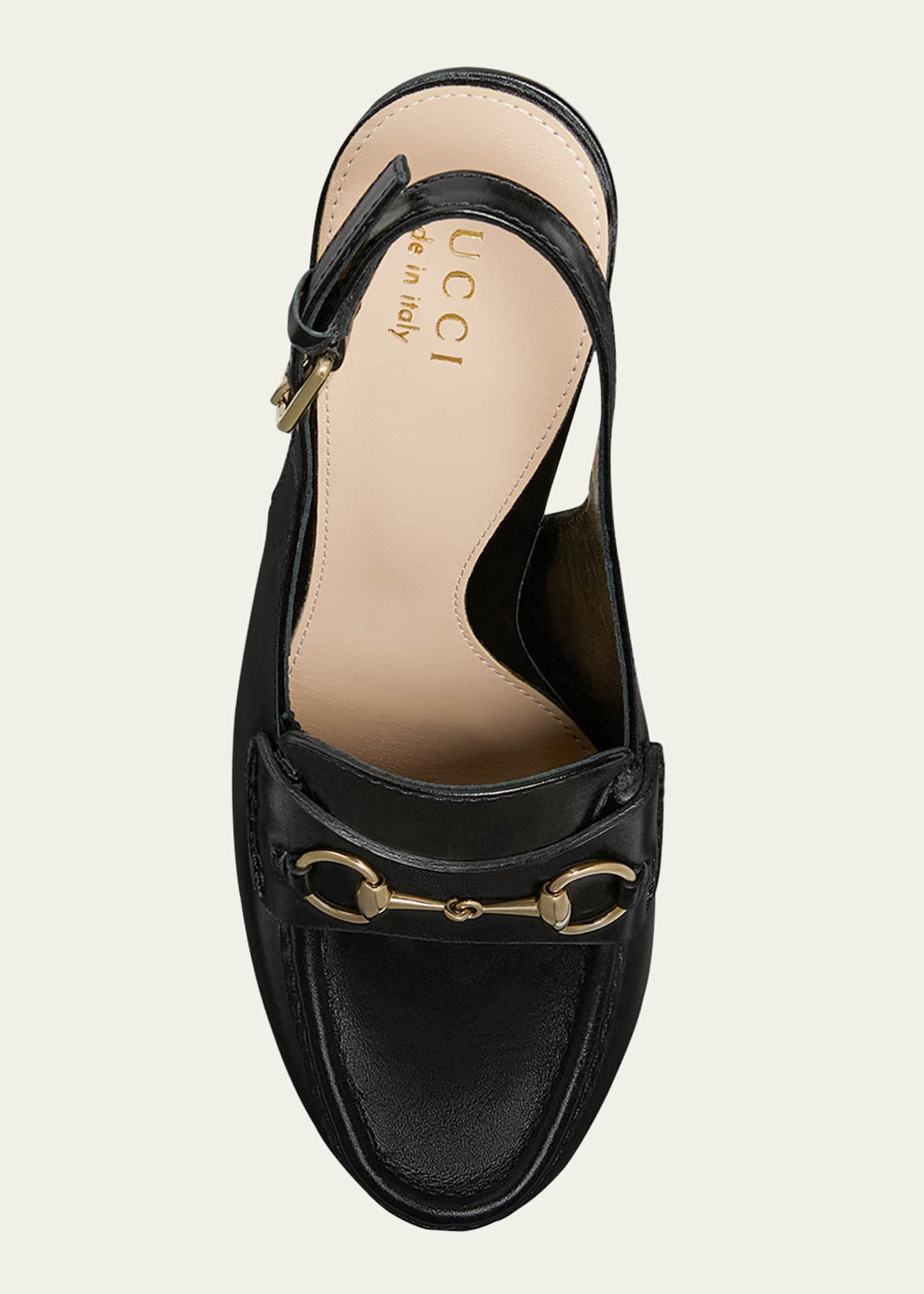 Ottavia Leather Platform Loafer Pumps