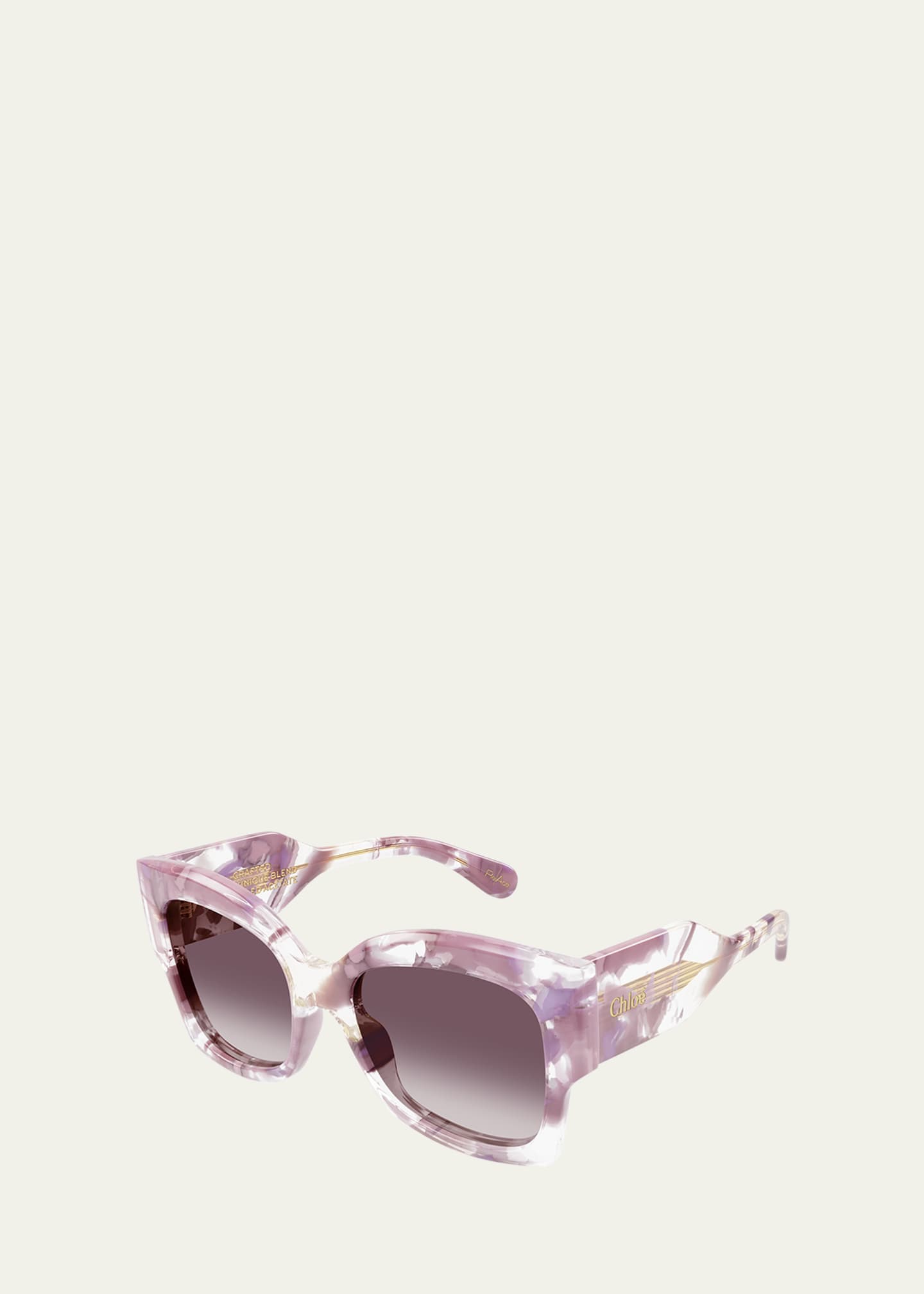 Chloe CH0252S Butterfly Gradiant Acetate Sunglasses Image 2 of 2