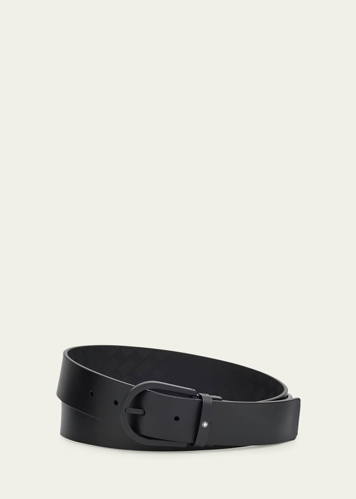 Montblanc Men's Horseshoe-Buckle Extreme 3.0 Leather Belt Image 3 of 3