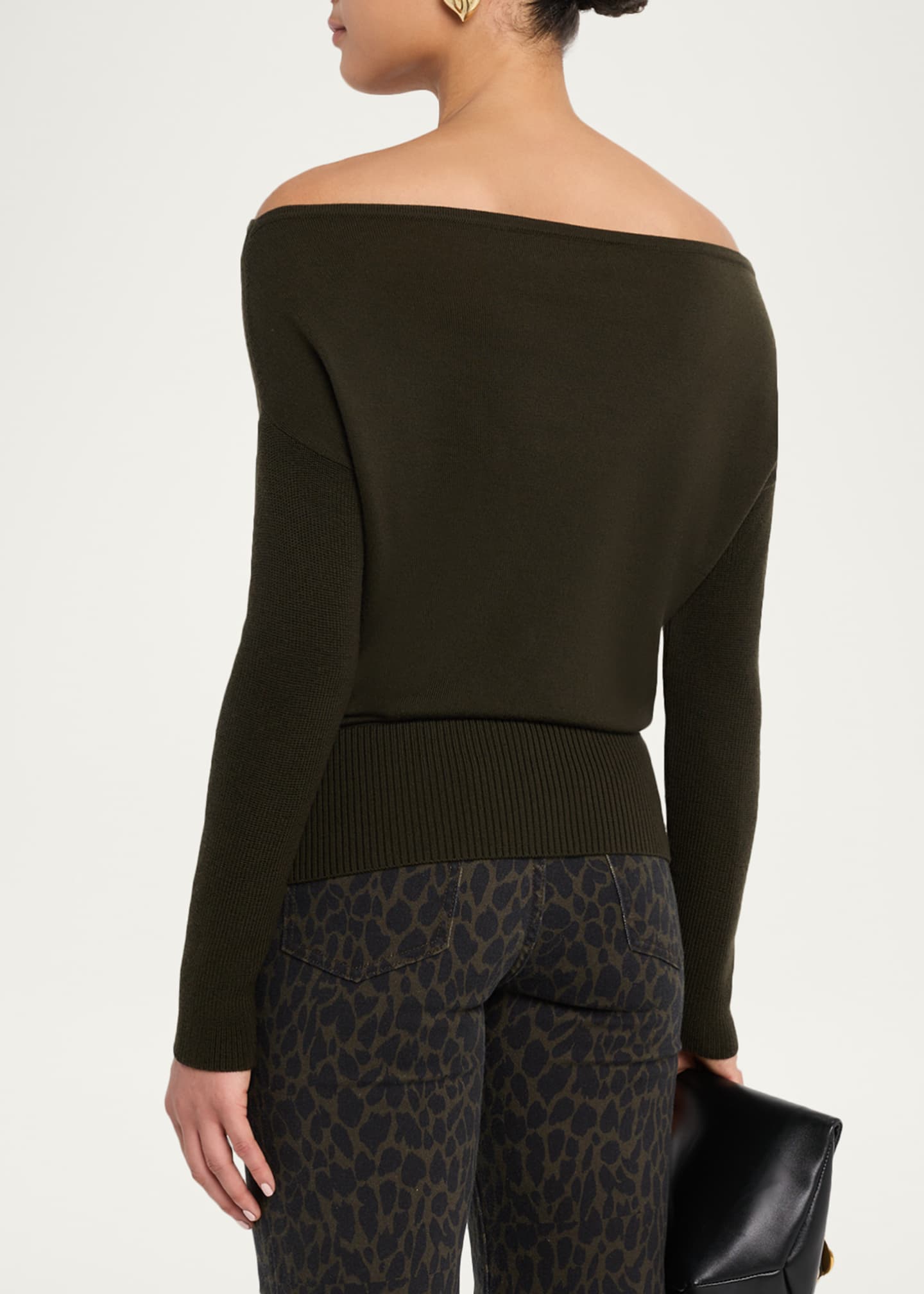 Chance One-Shoulder Wool Sweater