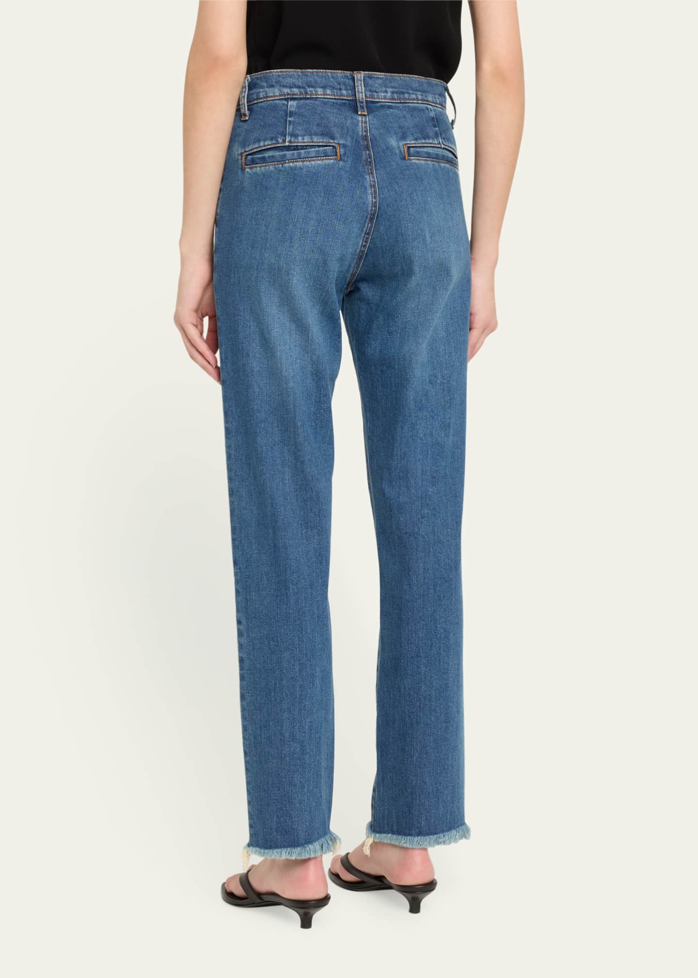 Ramy Brook Zayne Straight-Leg Jeans - Bergdorf Goodman