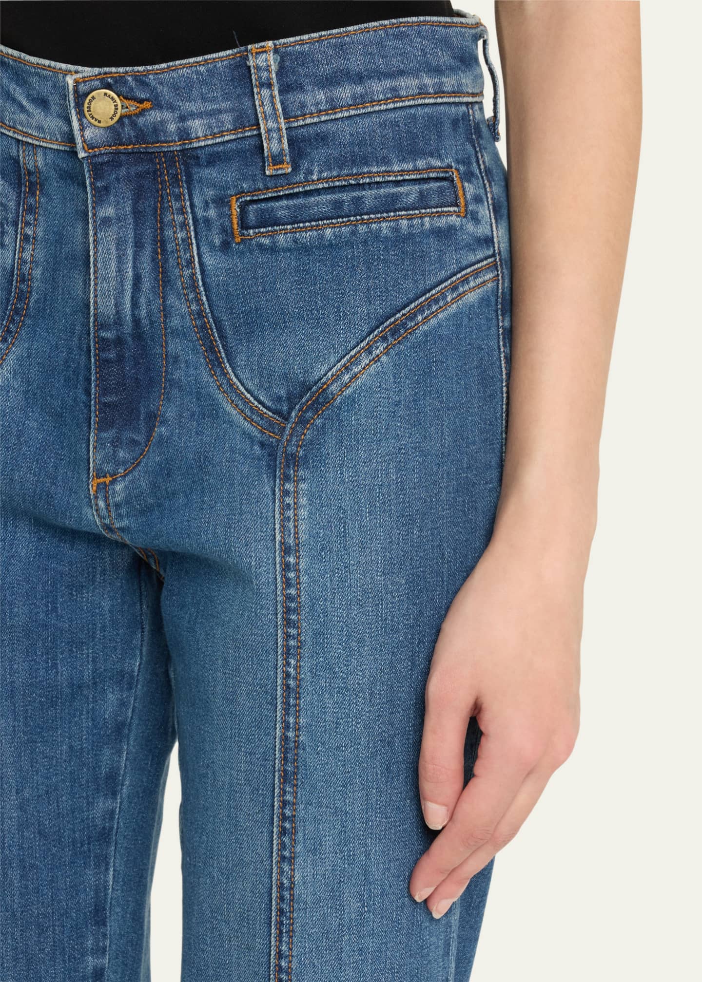 Ramy Brook Zayne Straight-Leg Jeans - Bergdorf Goodman