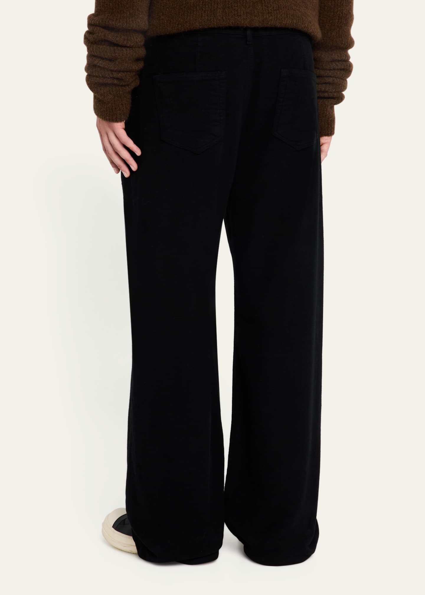 DRKSHDW RICK OWENS Men's Cotton Moleskin Geth Jeans Image 2 of 4