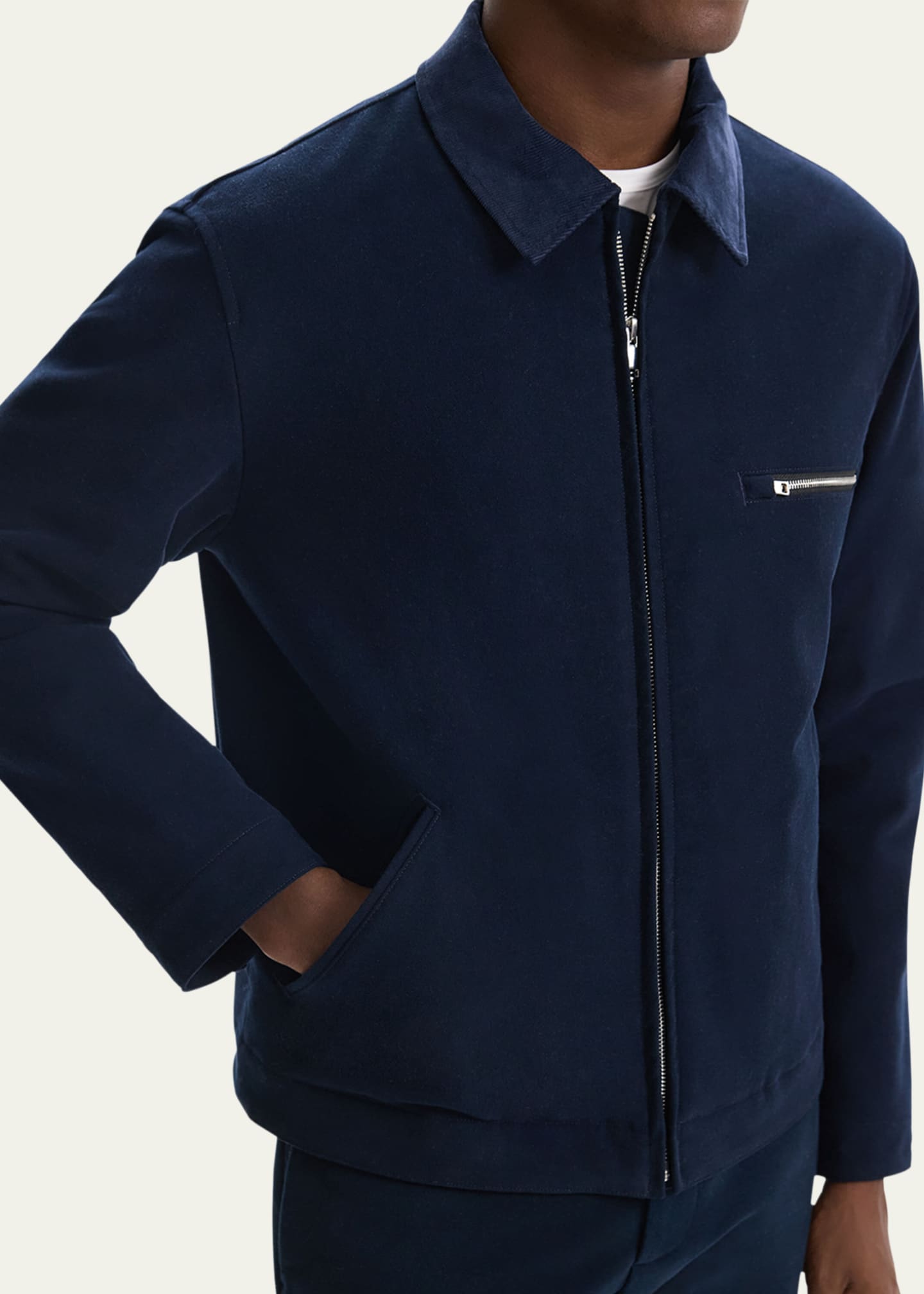 Theory Men's Moleskin Twill Workwear Jacket Image 5 of 5