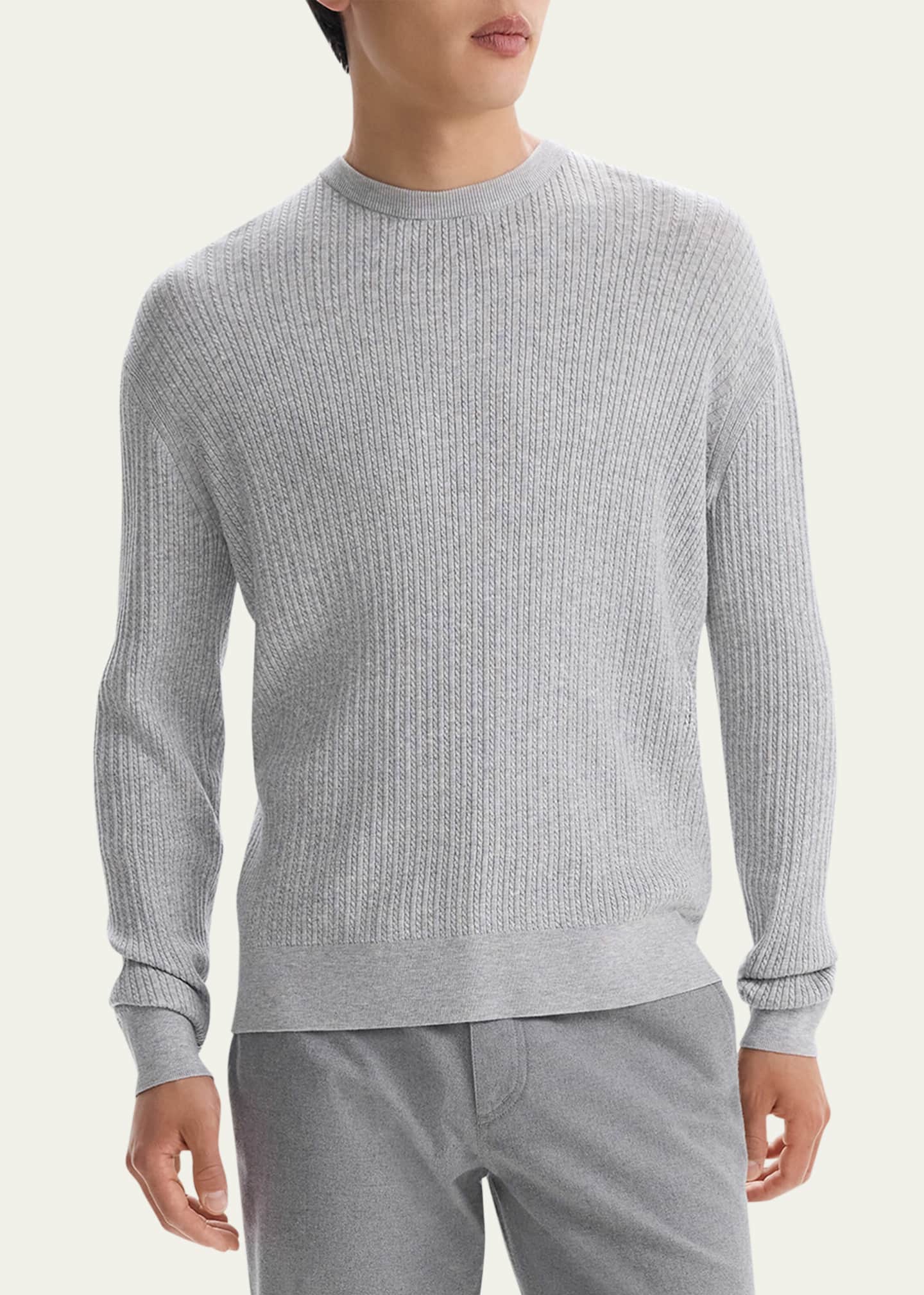Theory cable knit sweater deals