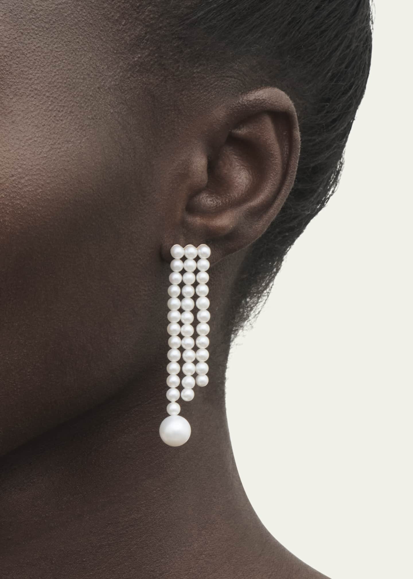 Sophie Bille Brahe 14K Yellow Gold La Valse Freshwater Pearl Earring, Single (Left) Image 2 of 2