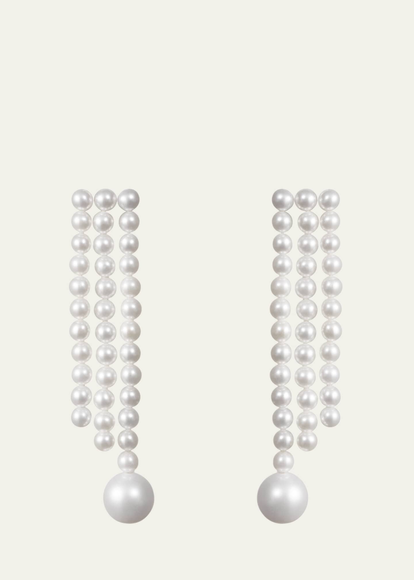 Sophie Bille Brahe 14K Yellow Gold La Valse Freshwater Pearl Earring, Single (Left) Image 1 of 2