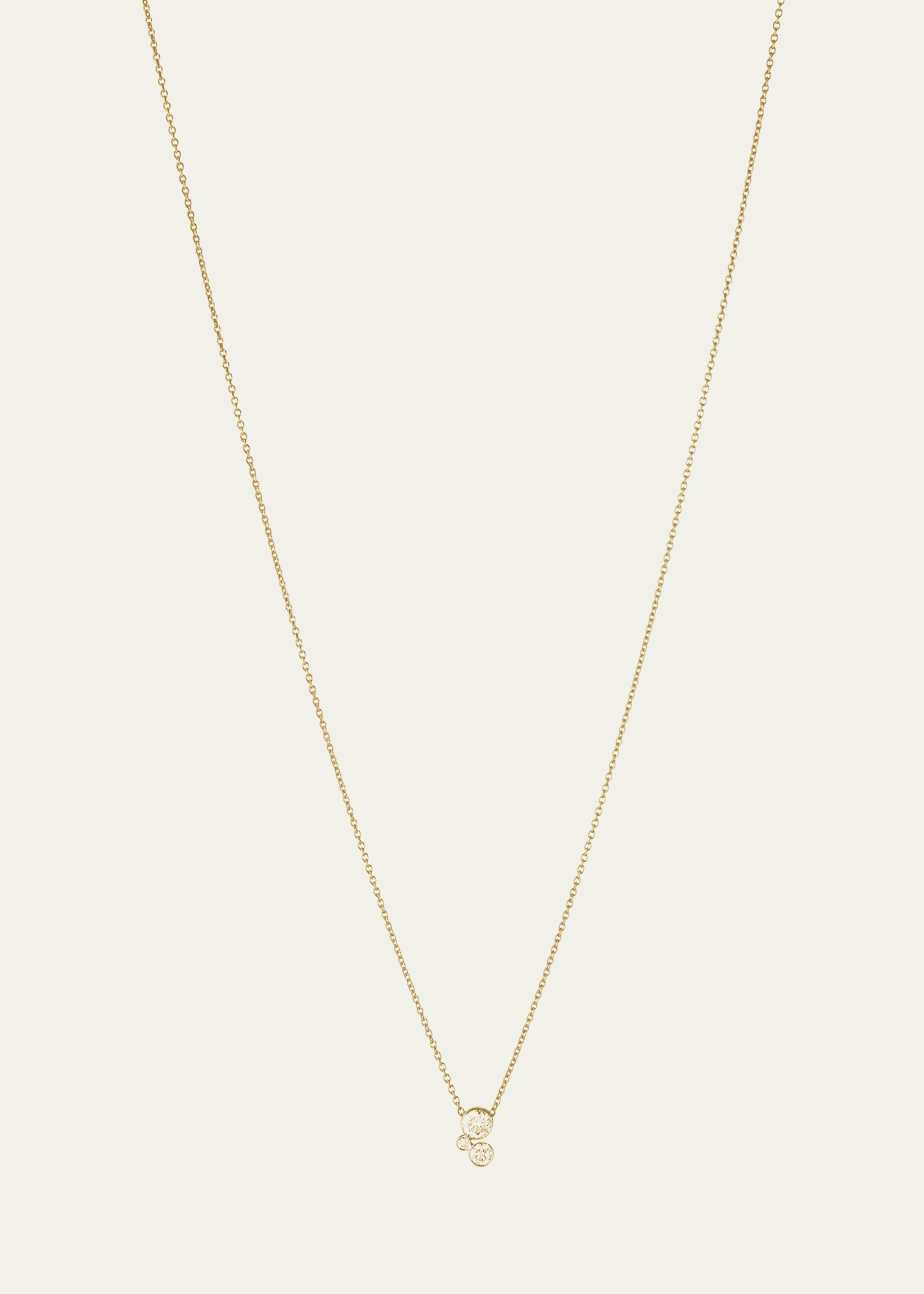 Sophie Bille Brahe 18K Yellow Gold Stella Diamond Necklace, 17"L Image 1 of 2