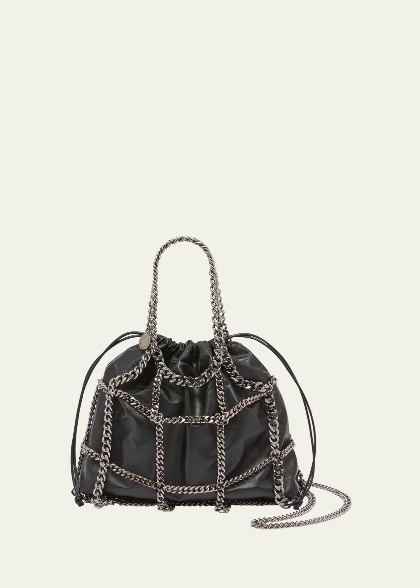 Stella McCartney Falabella Chain Cage Ruthenium Tote Bag