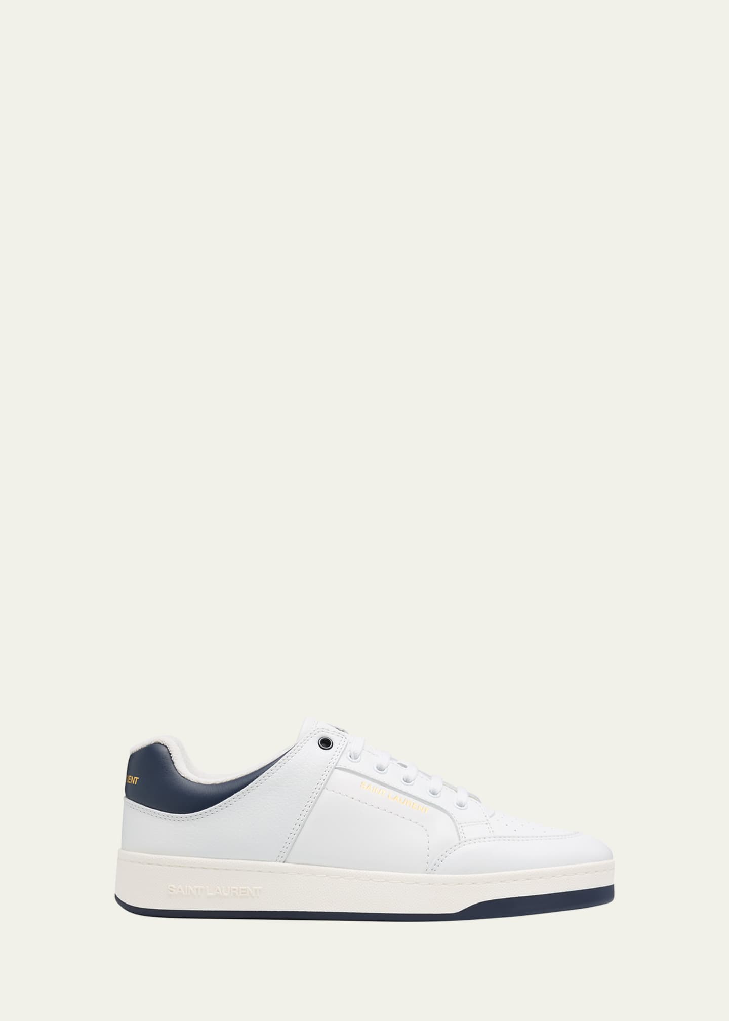 Saint Laurent Men's SL61 Leather Low-Top Sneakers Image 1 of 4