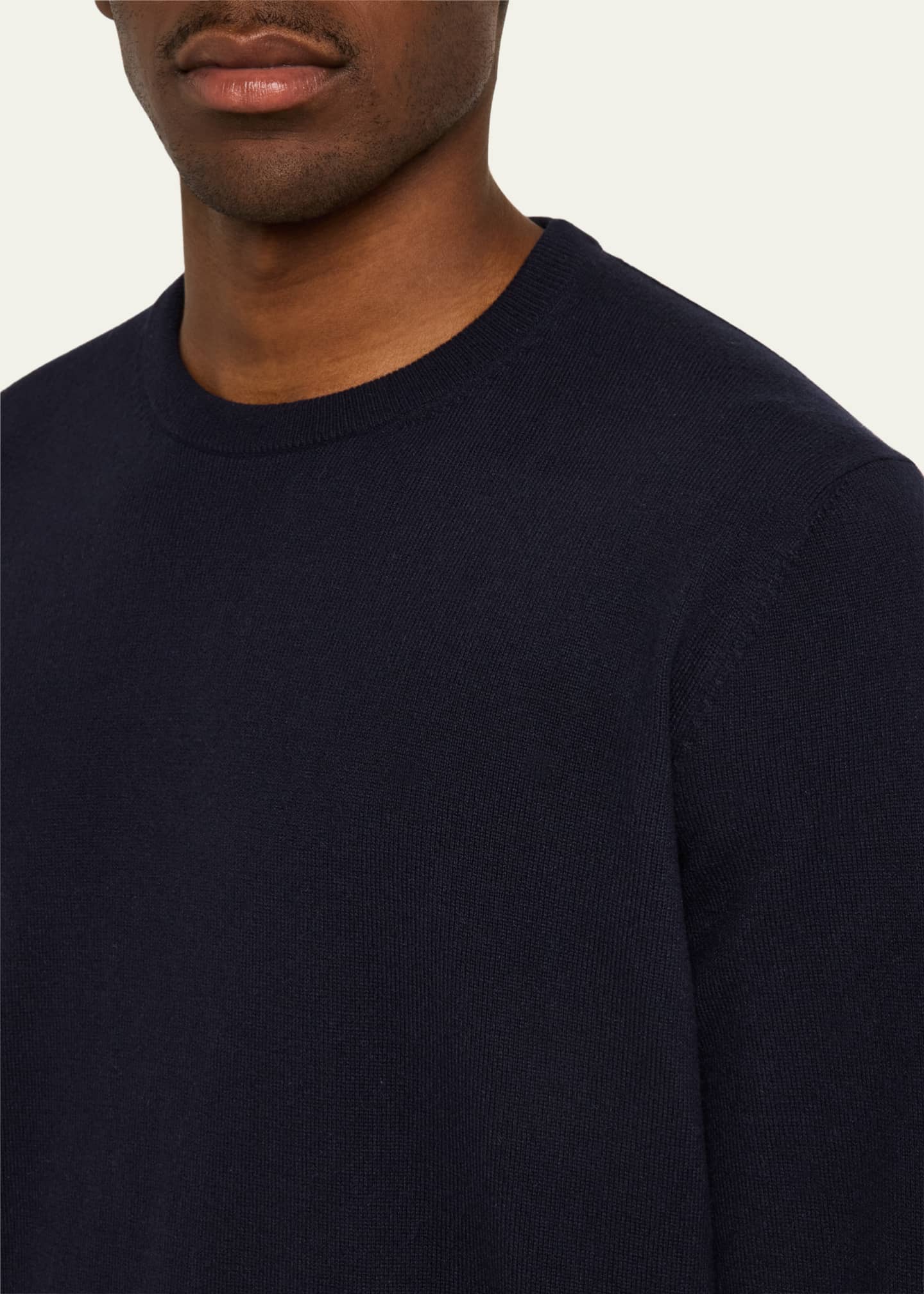 Loro Piana Men's Vicuna Wool Crewneck Sweater Image 5 of 5