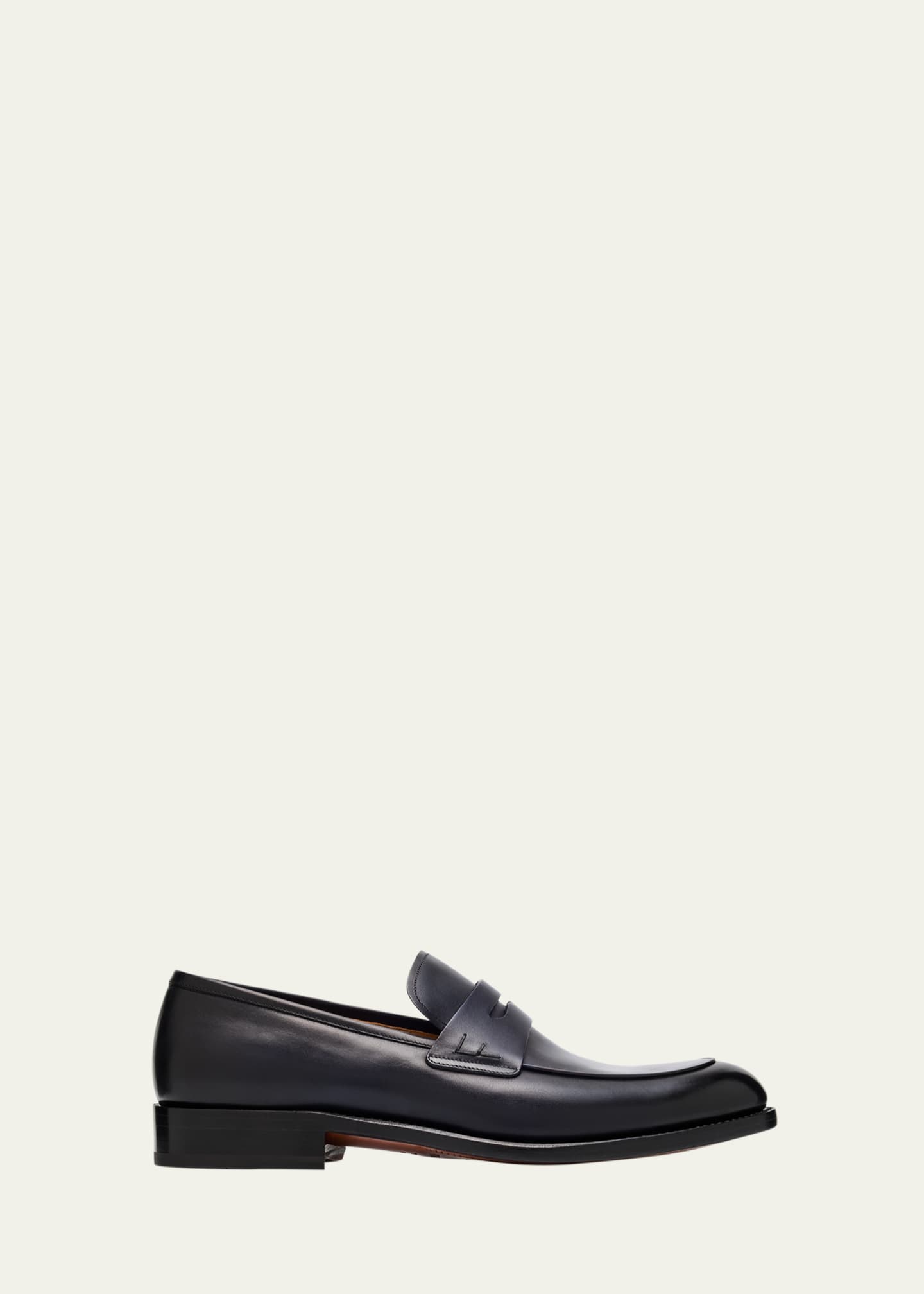 Ferragamo Men's Fabrice Tramezza Penny Loafers