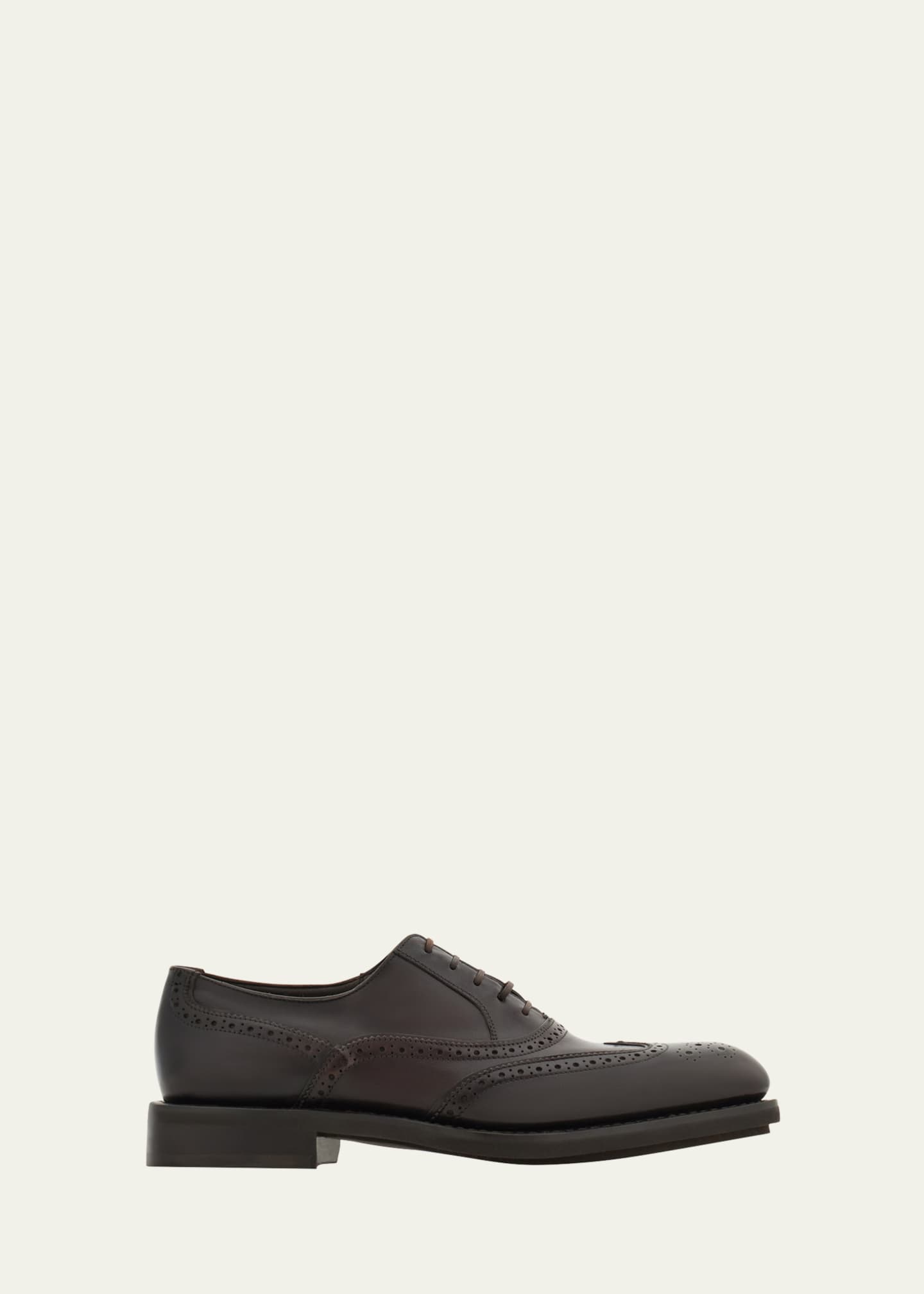 Ferragamo Men's Baltimora Tramezza Wingtip Oxfords