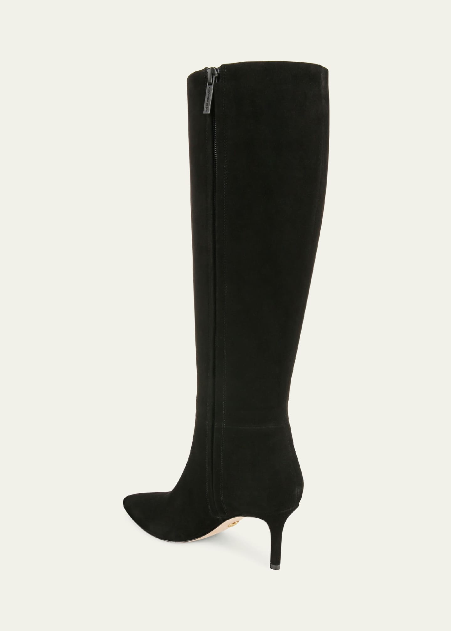 Veronica Beard Suede Stiletto Knee Boots Image 2 of 3