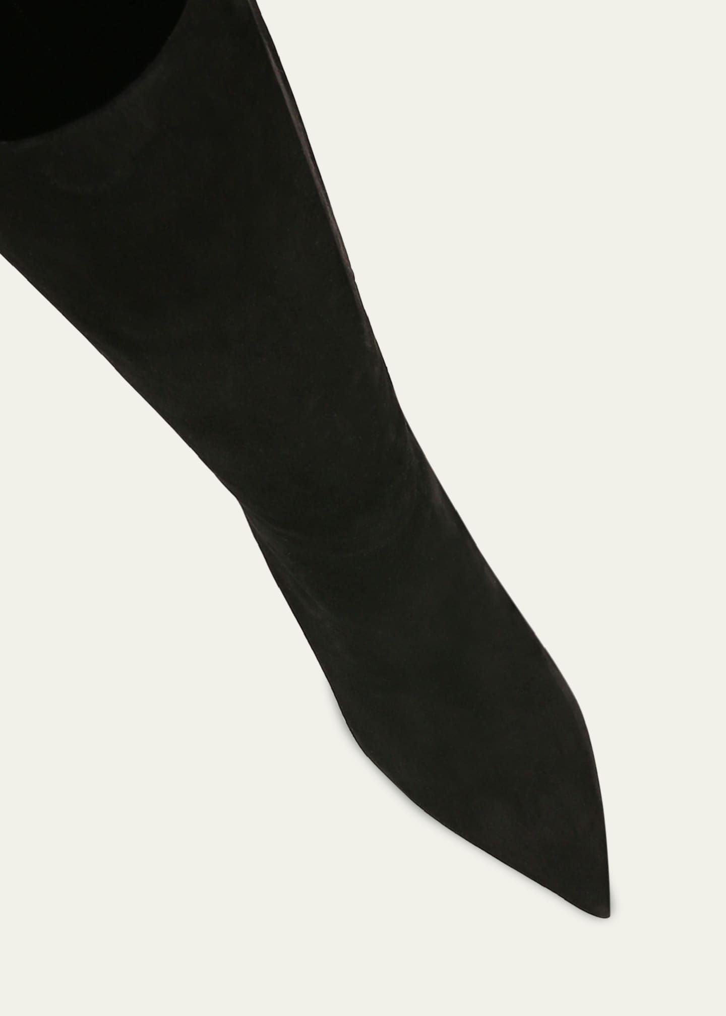 Veronica Beard Suede Stiletto Knee Boots Image 3 of 3
