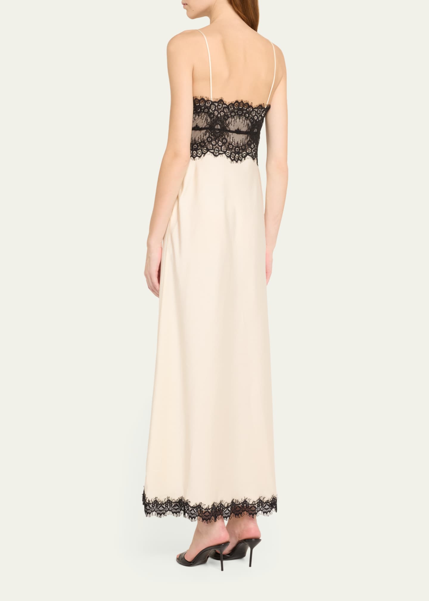 Ameliane Lace-Trimmed Slip Dress