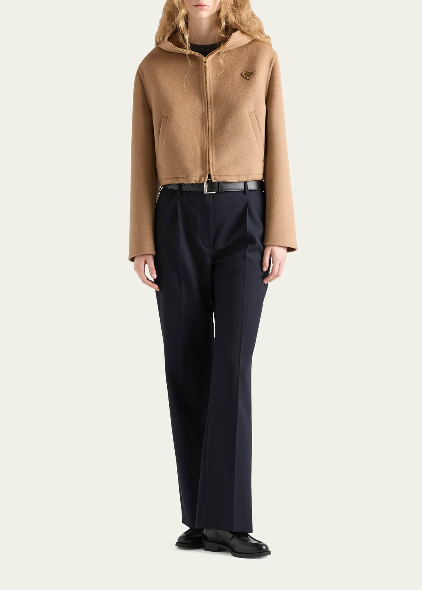 ジャケット Prada Giacca Doppiopetto In Cashgora Coat 'Cashgora double' PRADA | Blondie Shop